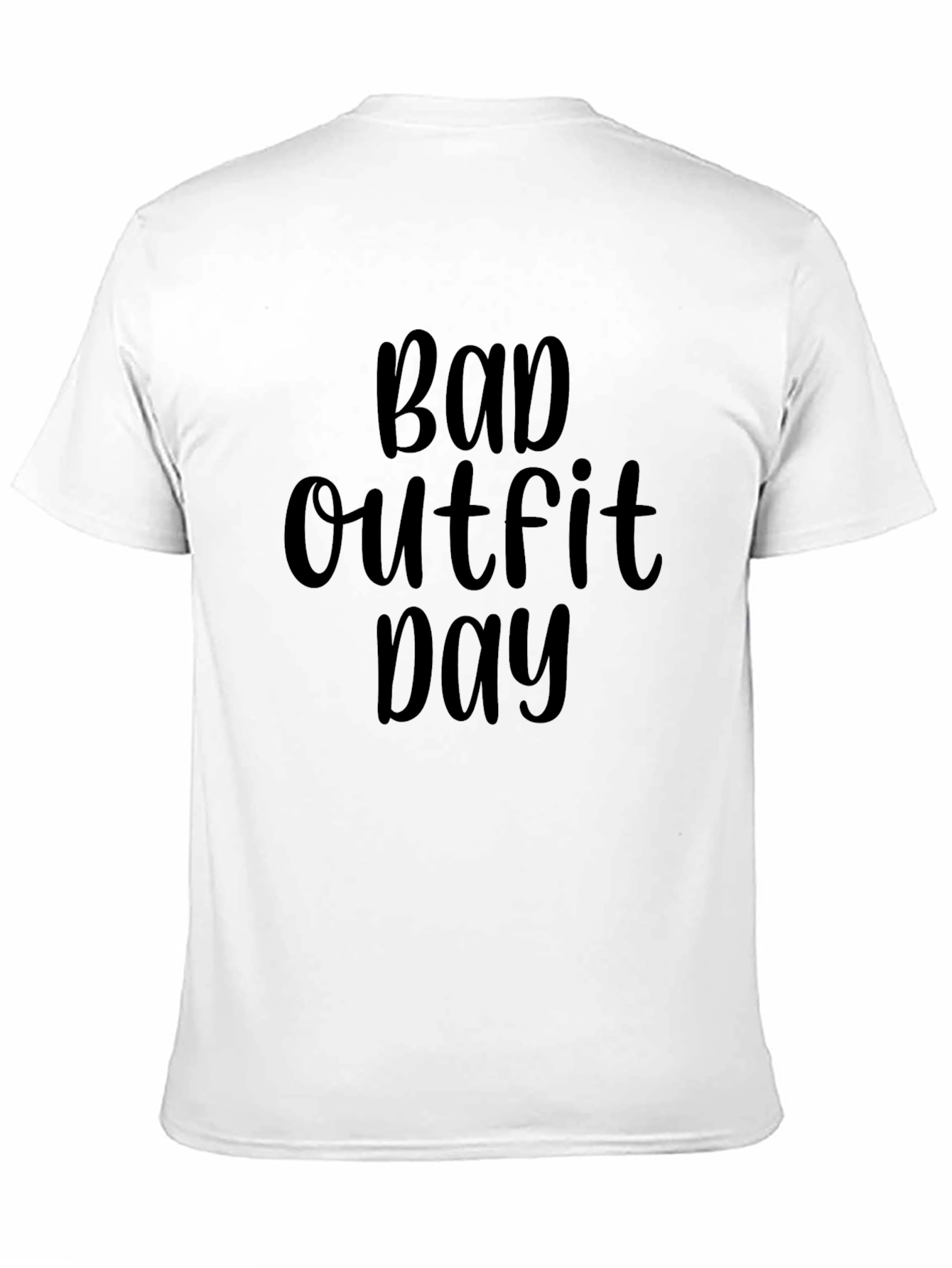 Black Bad Outfit Day Graphic Tee - Comfort and Style view 11