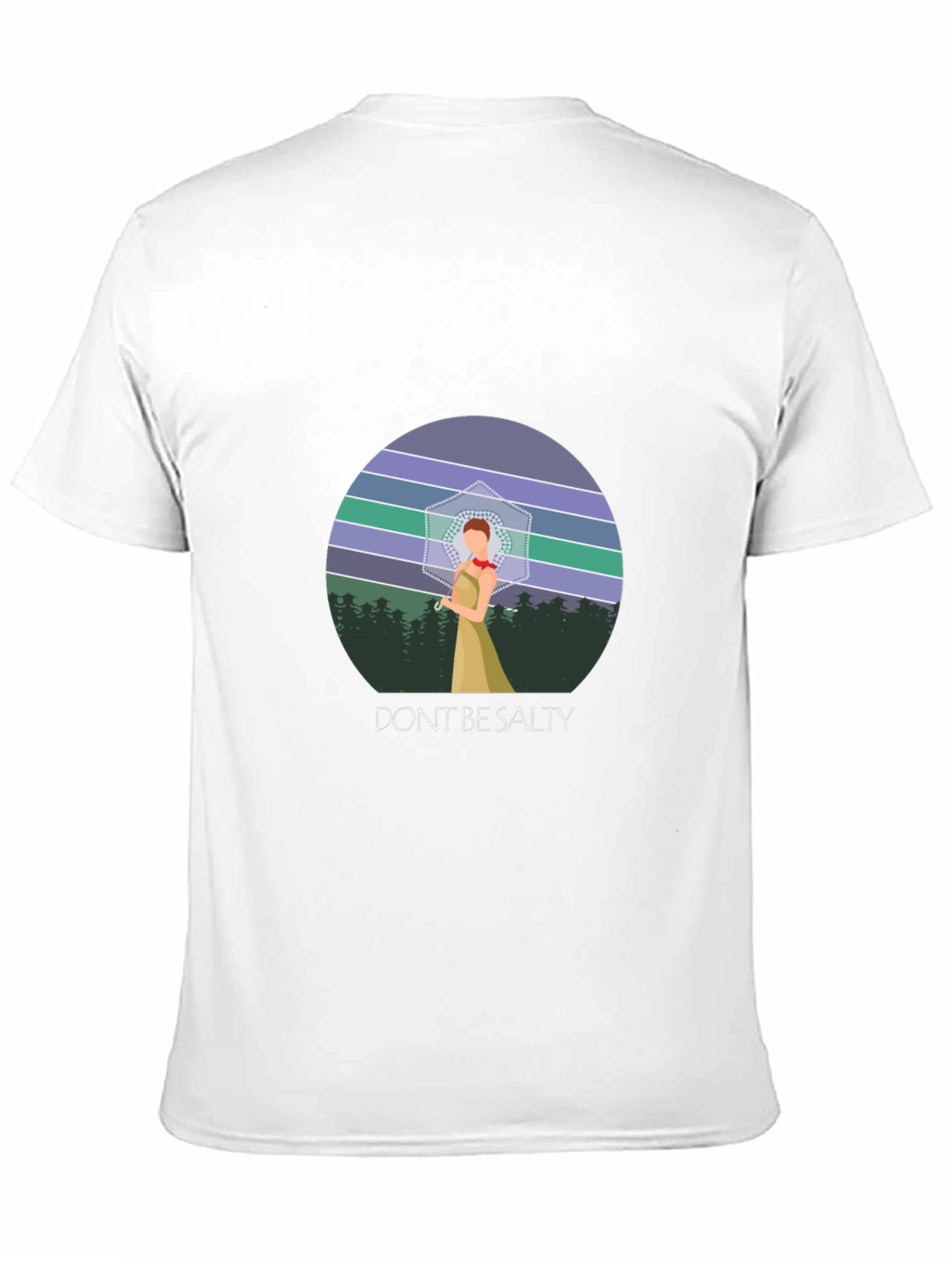 Black Don't Be Salty Graphic T-Shirt view 11