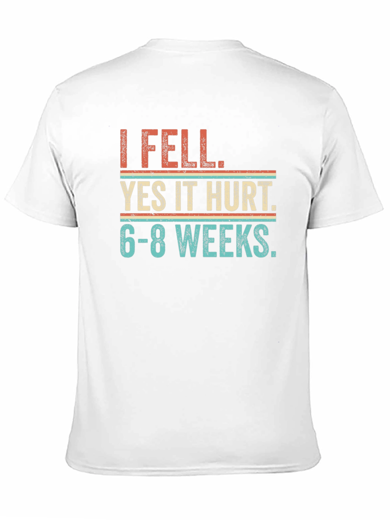 Black I Fell Yes It Hurt Graphic Tee view 11