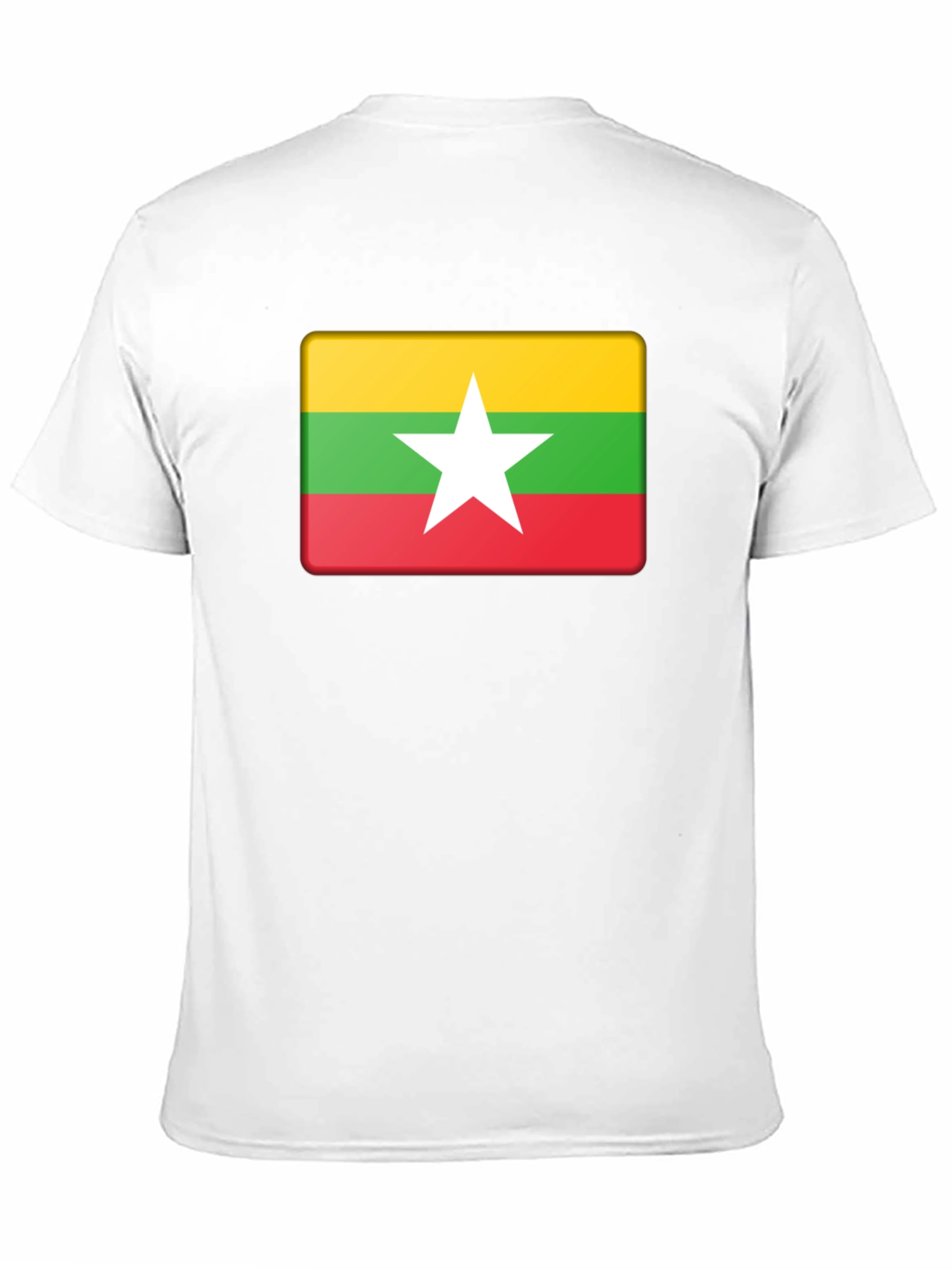 Black Myanmar Flag T-Shirt - Show Your Pride! view 11