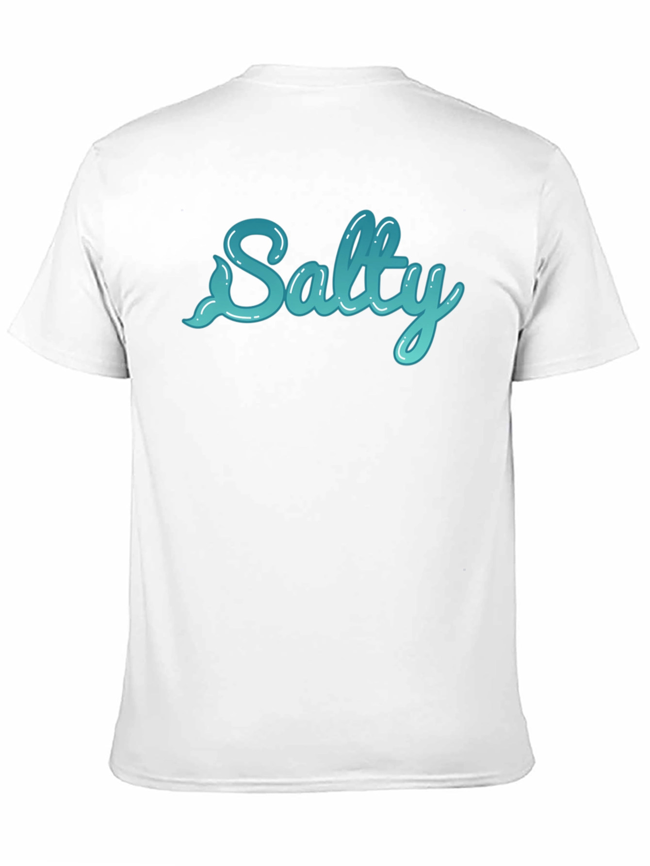 Black Salty Graphic T-Shirt - Unisex Black Tee view 11