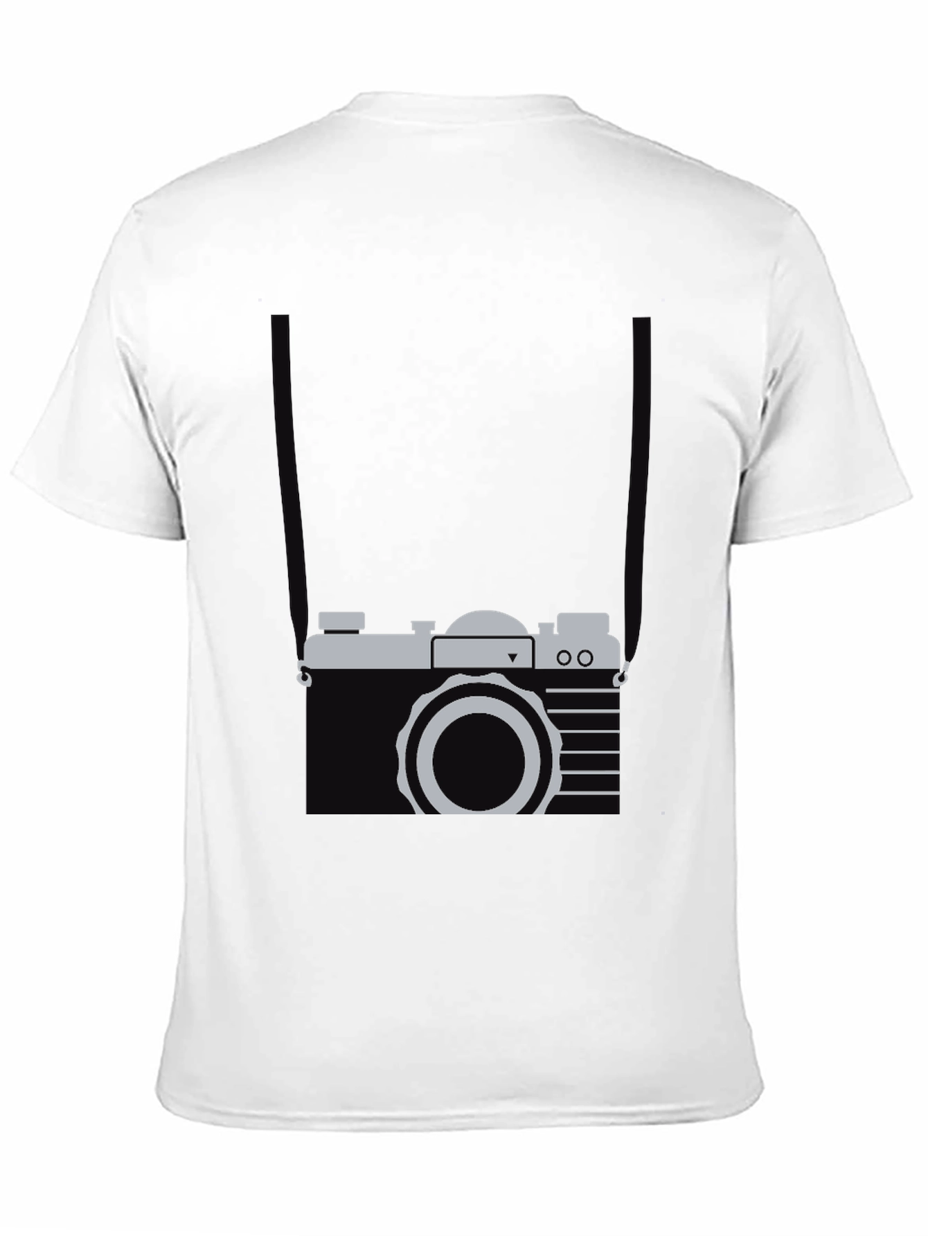 Black Retro Camera Graphic Tee - Cool Casual Style view 11