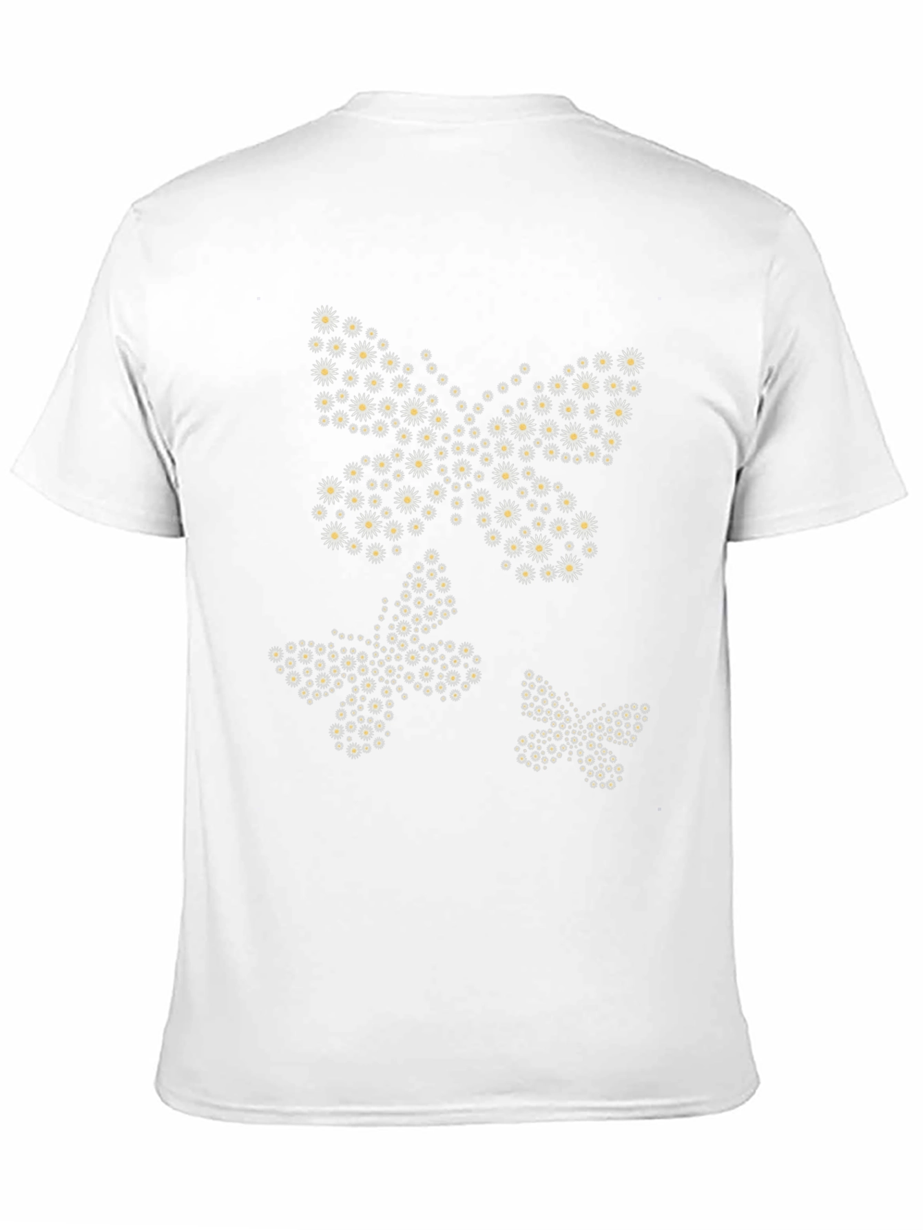 Black Butterfly Daisy Graphic T-Shirt view 11