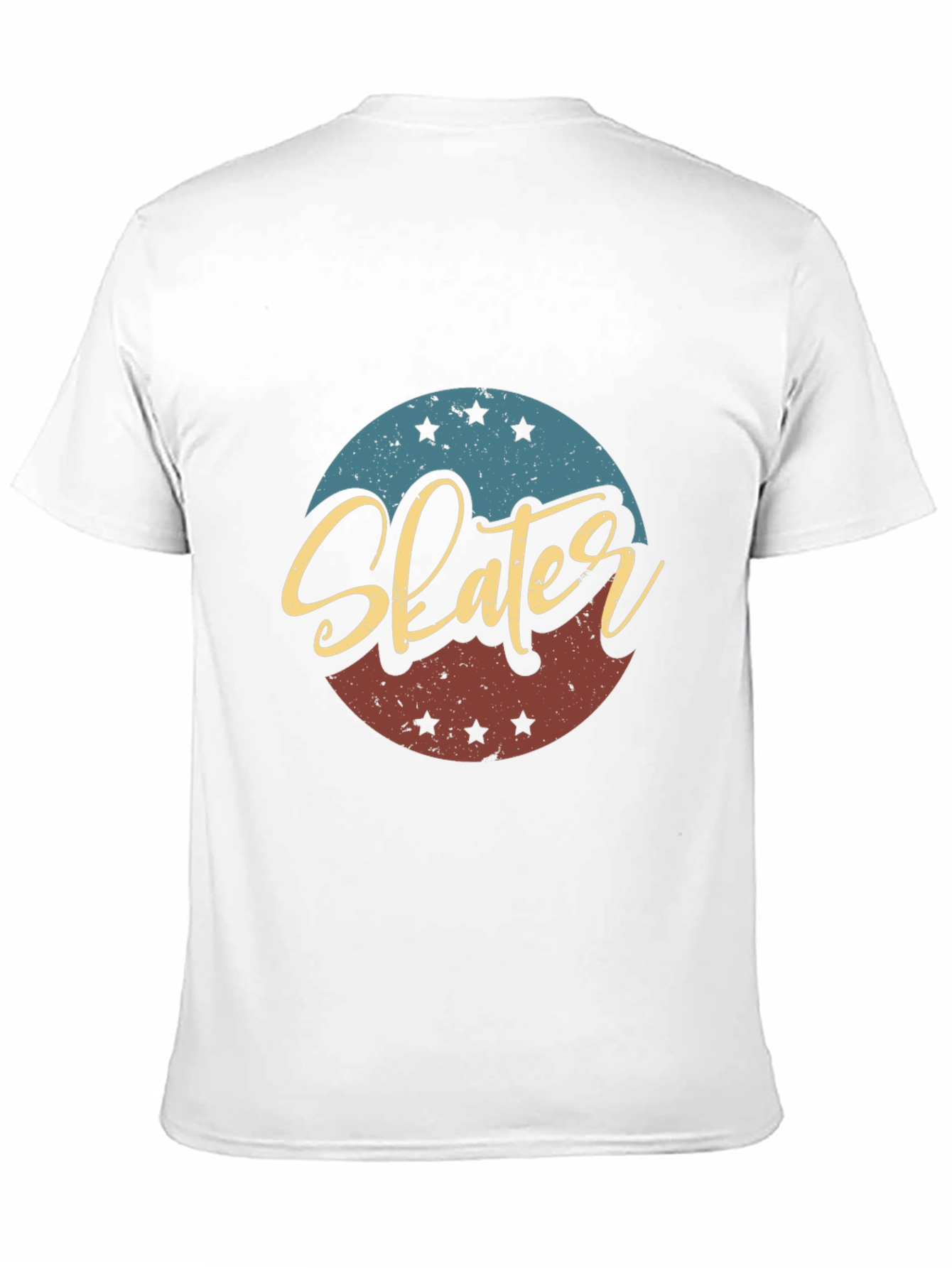 Black Vintage Skater Graphic Tee - Retro Style view 11