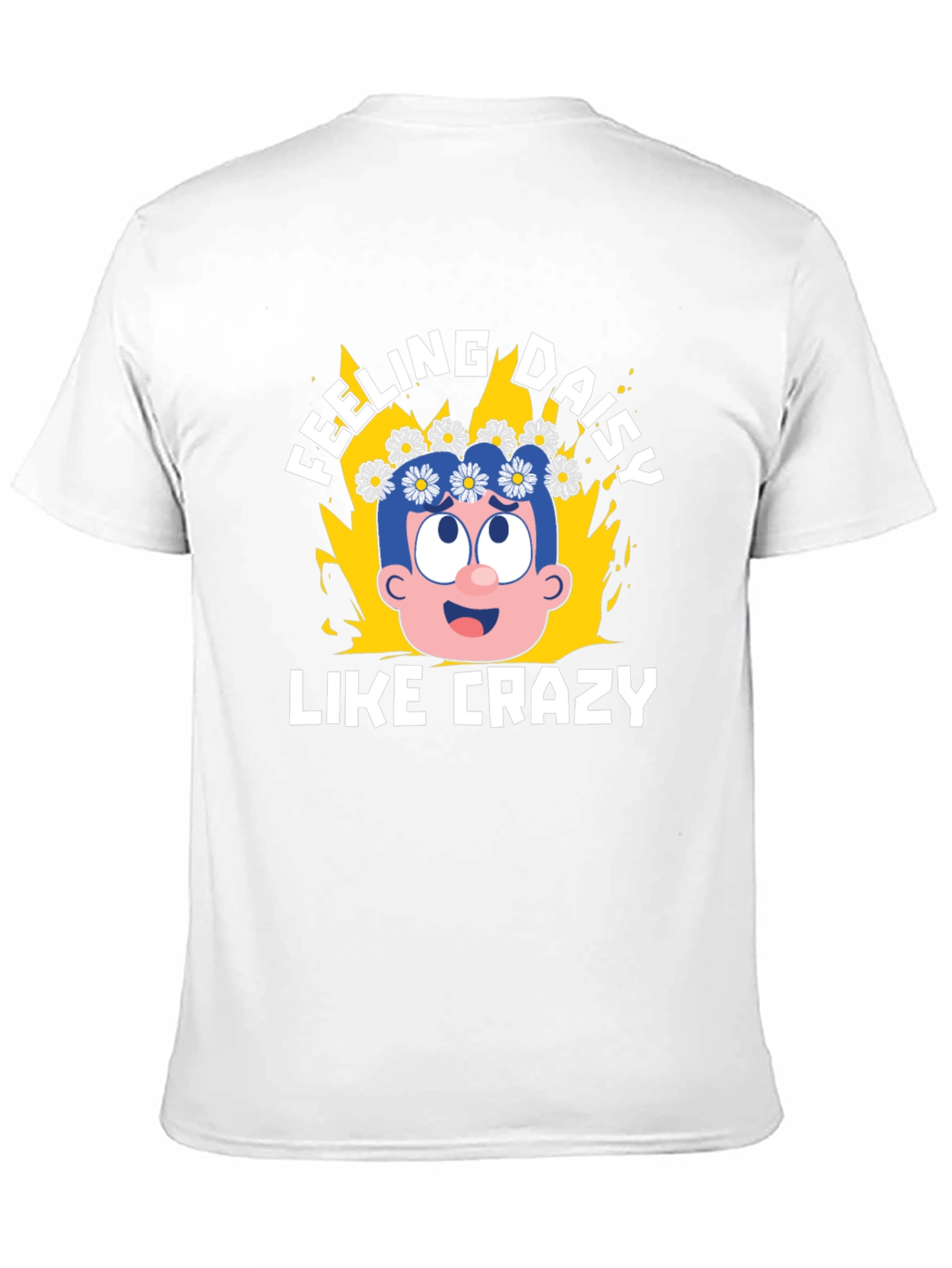 Black Feeling Daisy Like Crazy Graphic T-Shirt view 11