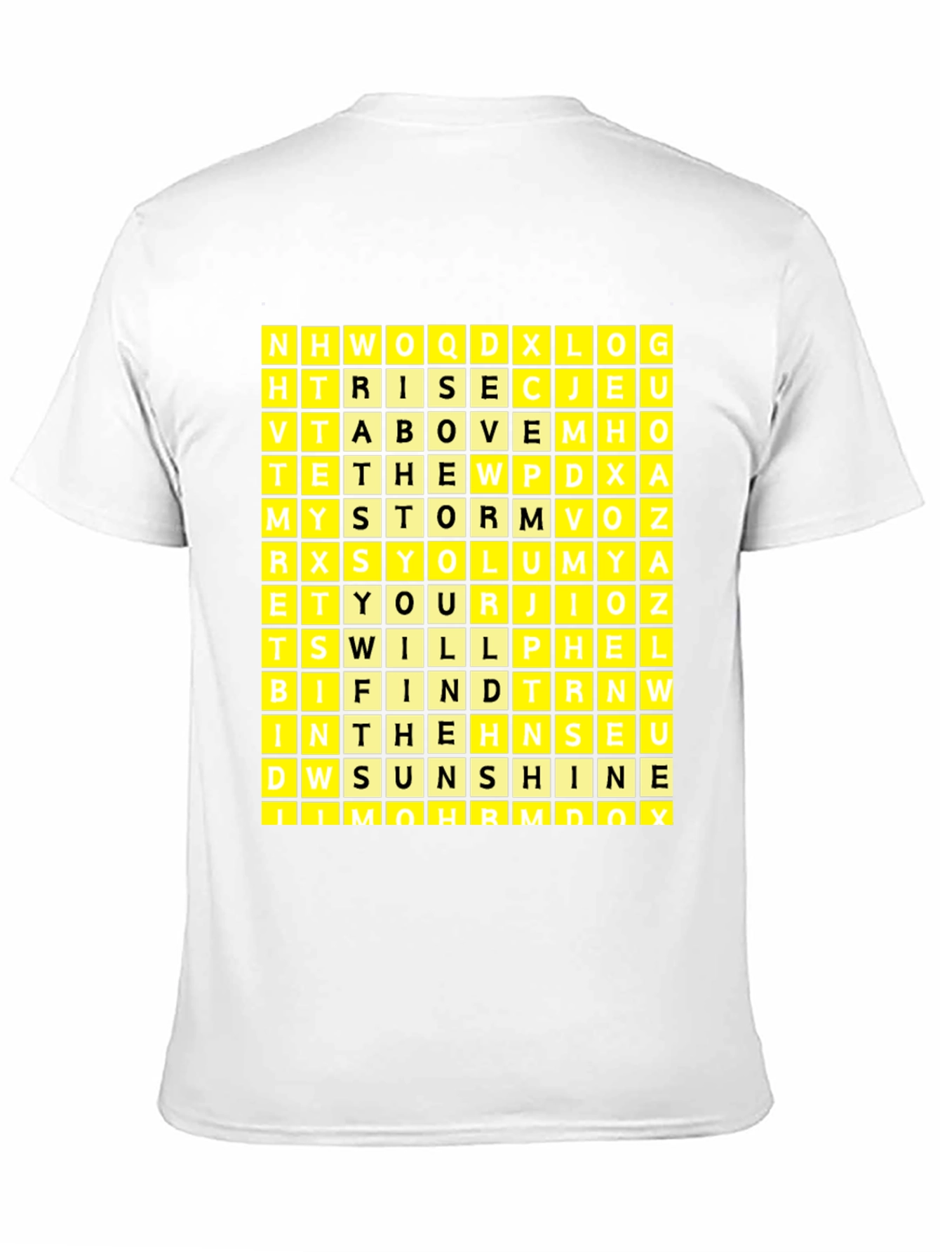 Word Search Puzzle Graphic T-Shirt - 11