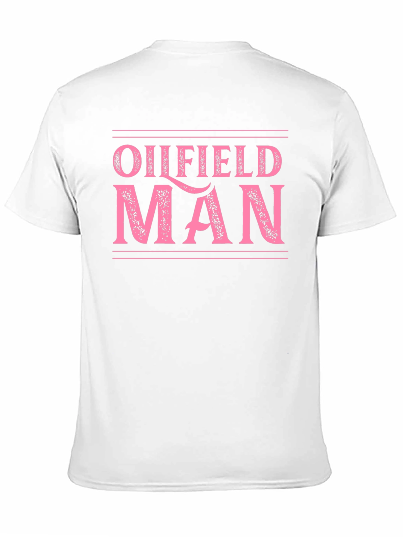 Black Oilfield Man Graphic Tee - Black Cotton T-Shirt view 11