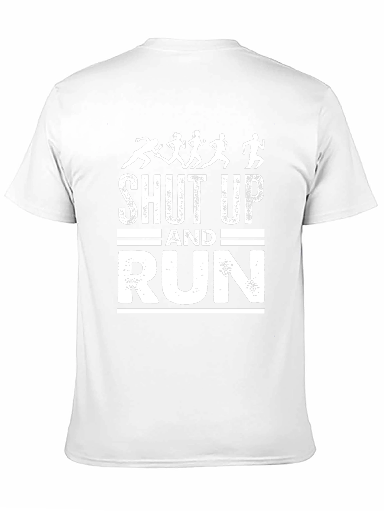 Shut Up and Run Graphic Tee - Athletic Runner T-Shirt - 11