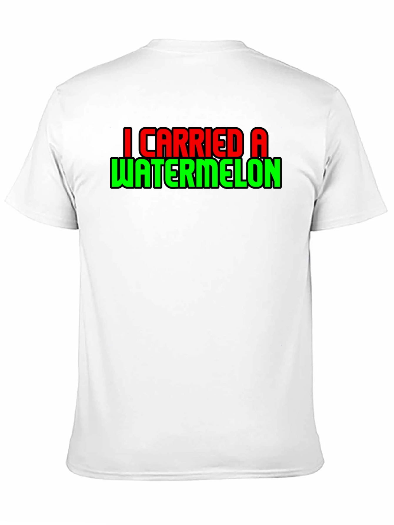 Black I Carried a Watermelon T-Shirt Funny Dance Movie Tee view 11