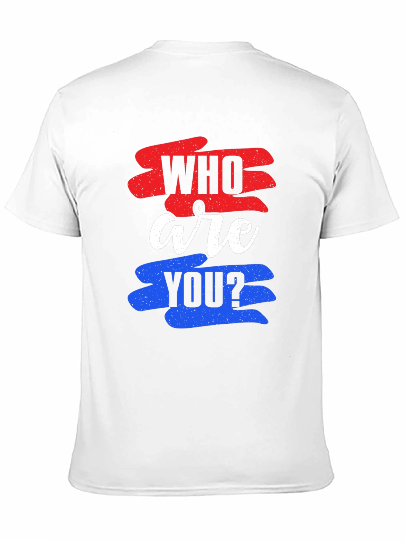 Black Who Are You Graphic Tee view 11