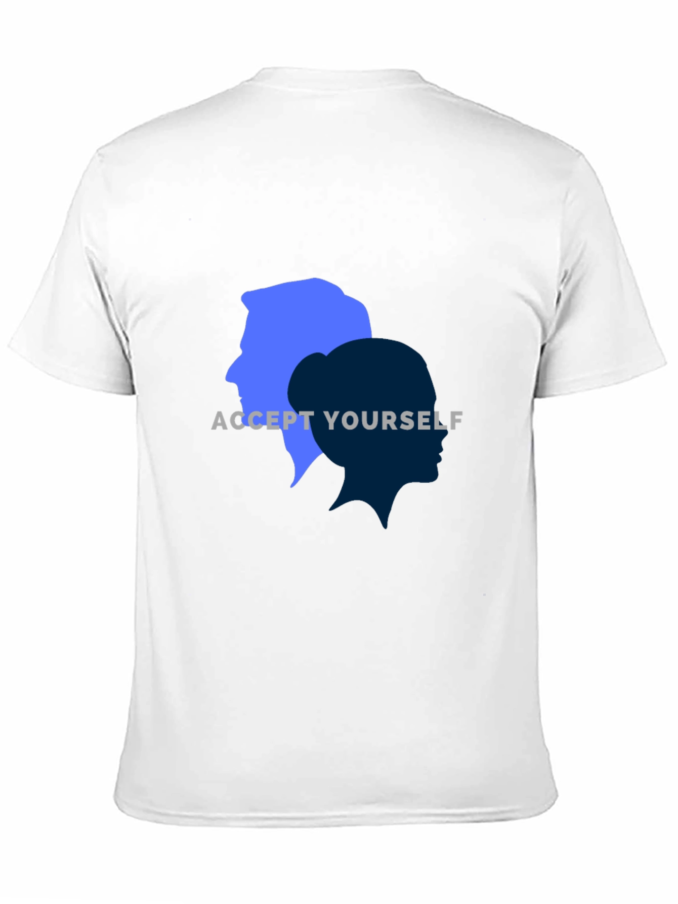 Black Accept Yourself Unisex T-Shirt view 11