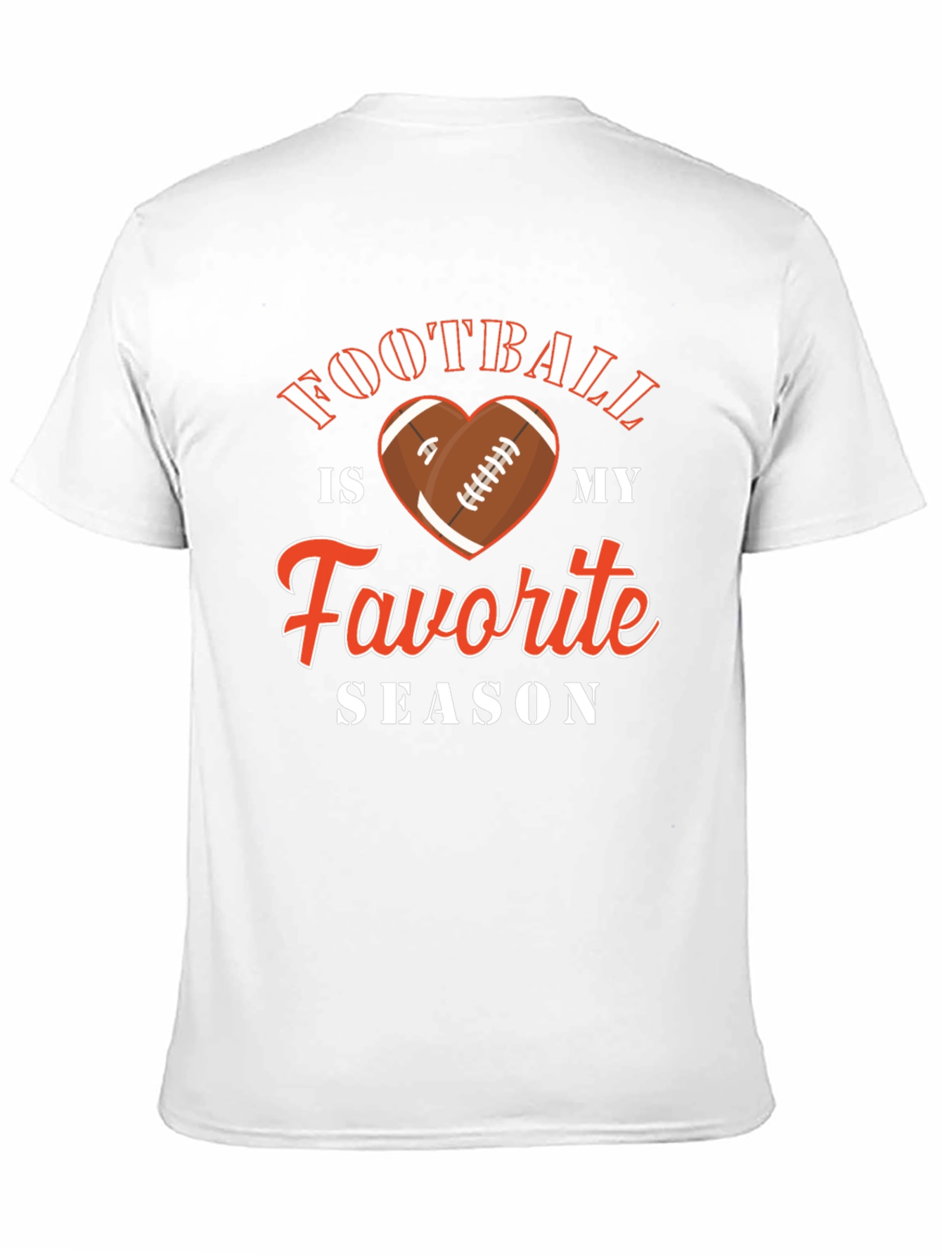 Black Football Is My Favorite Season Graphic Tee view 11