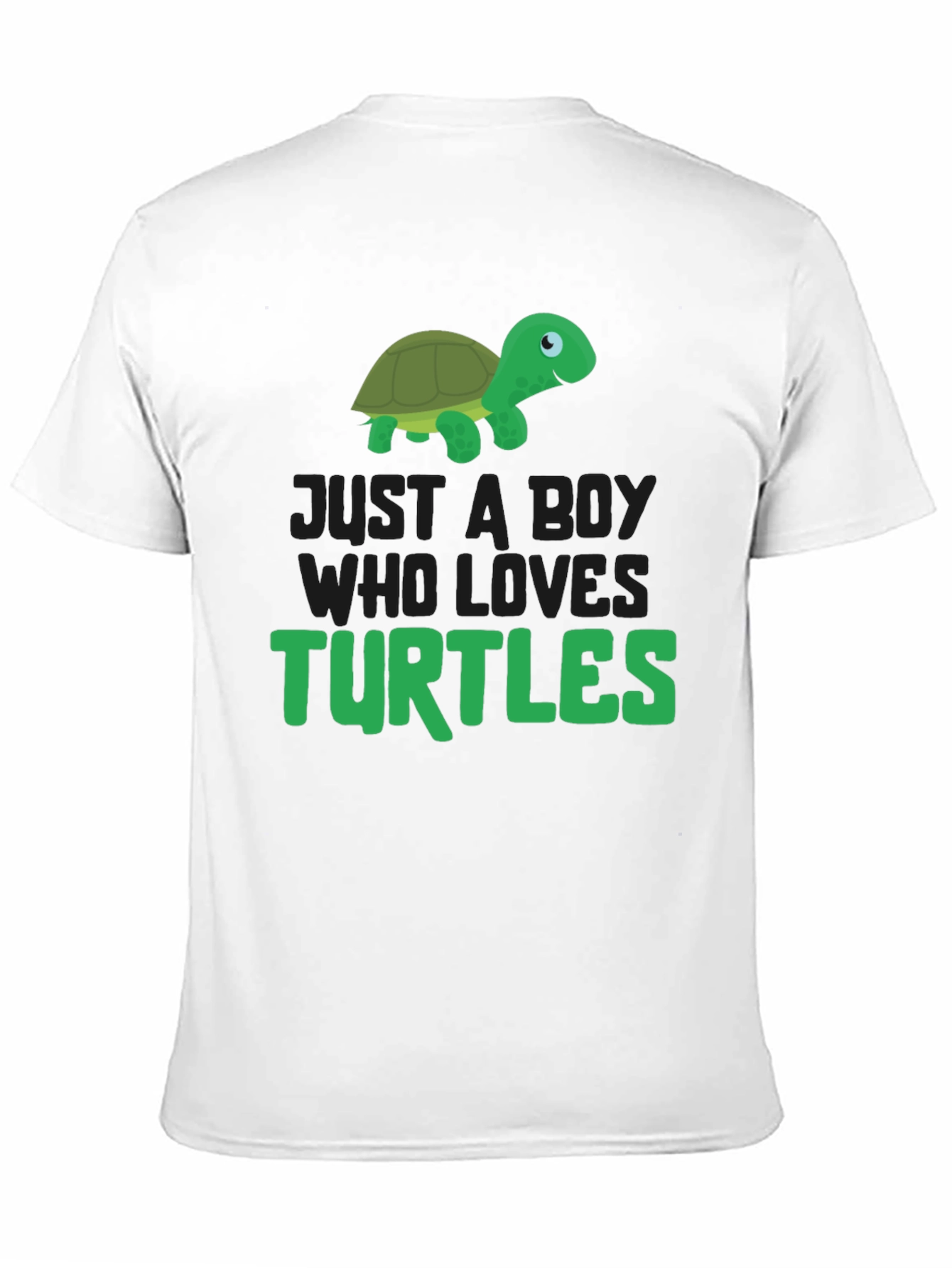 Black Boy Who Loves Turtles T-Shirt view 11