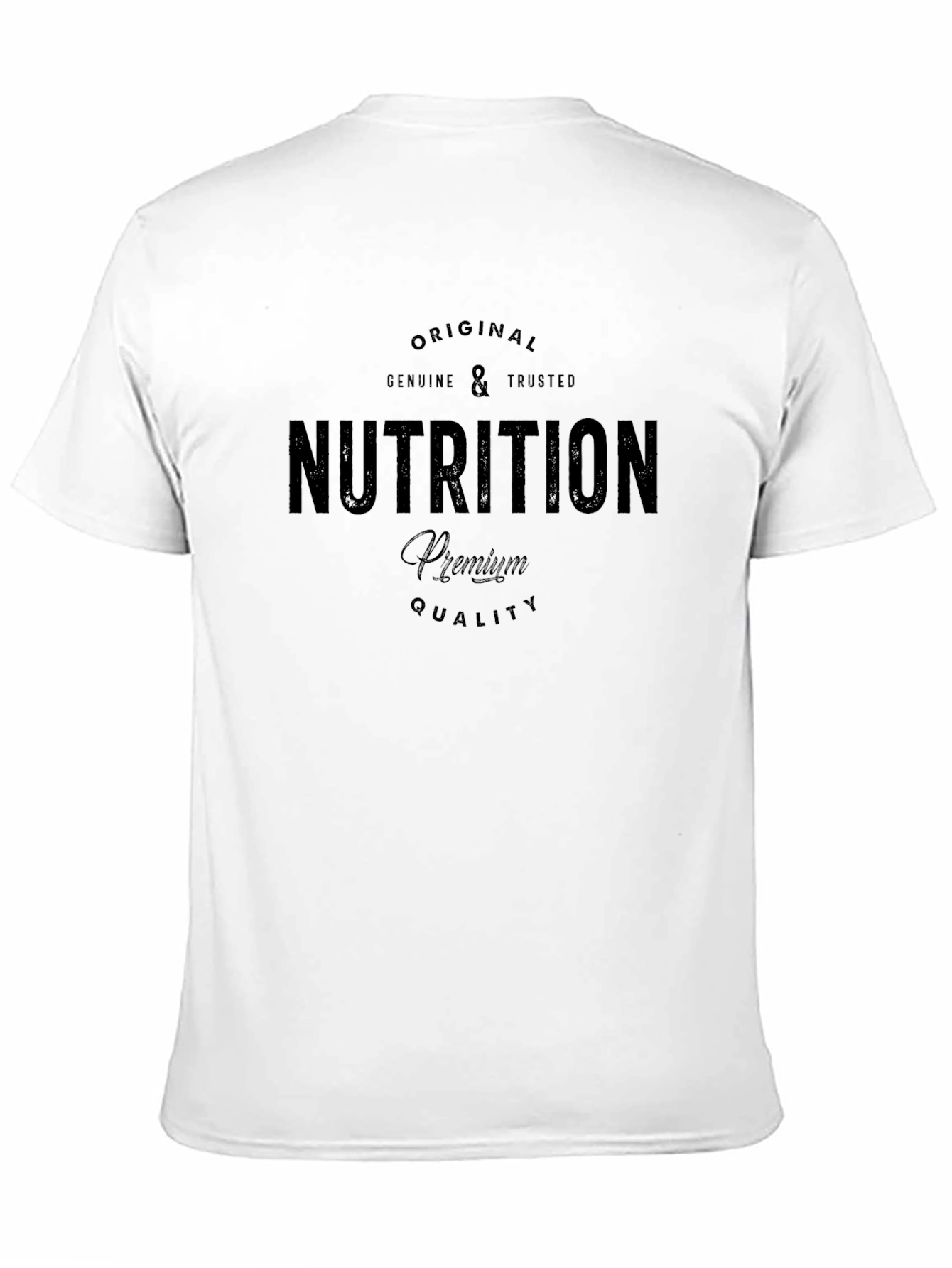 Black Nutrition Premium Quality Black T-Shirt view 11