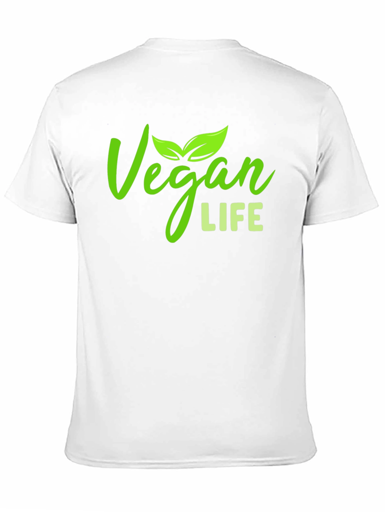 Vegan Life Graphic T-Shirt - Black - 11