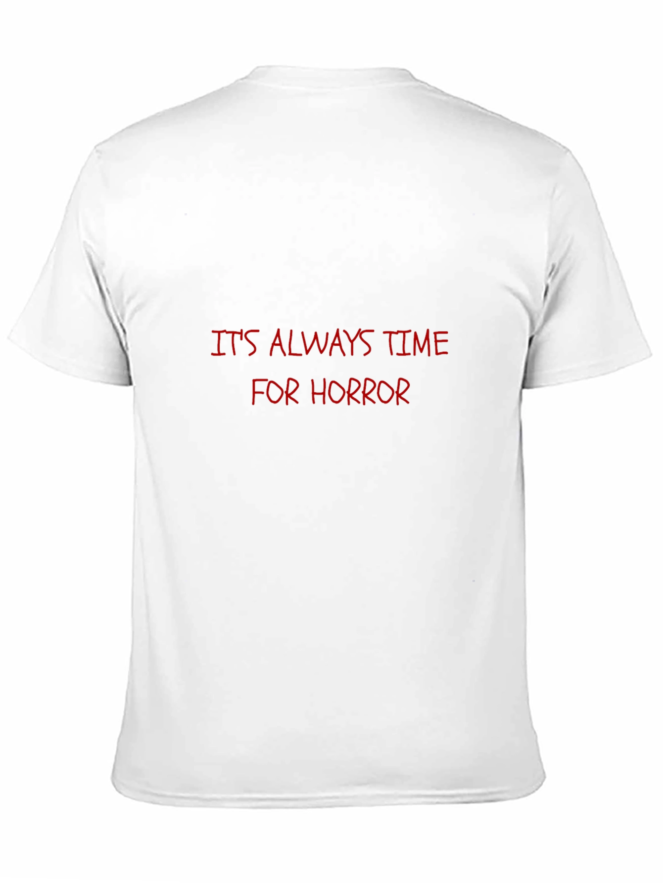 Black It's Always Time for Horror Graphic Tee - Black view 11