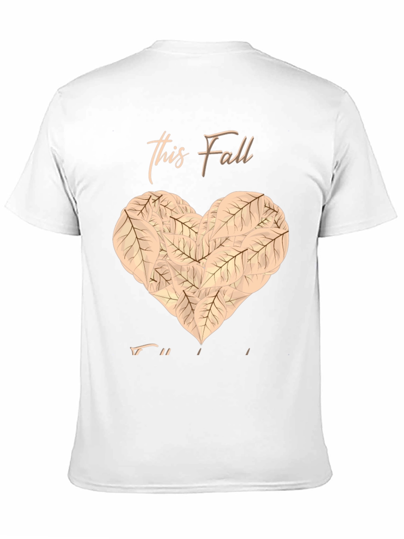 Black Fall in Love T-Shirt view 11