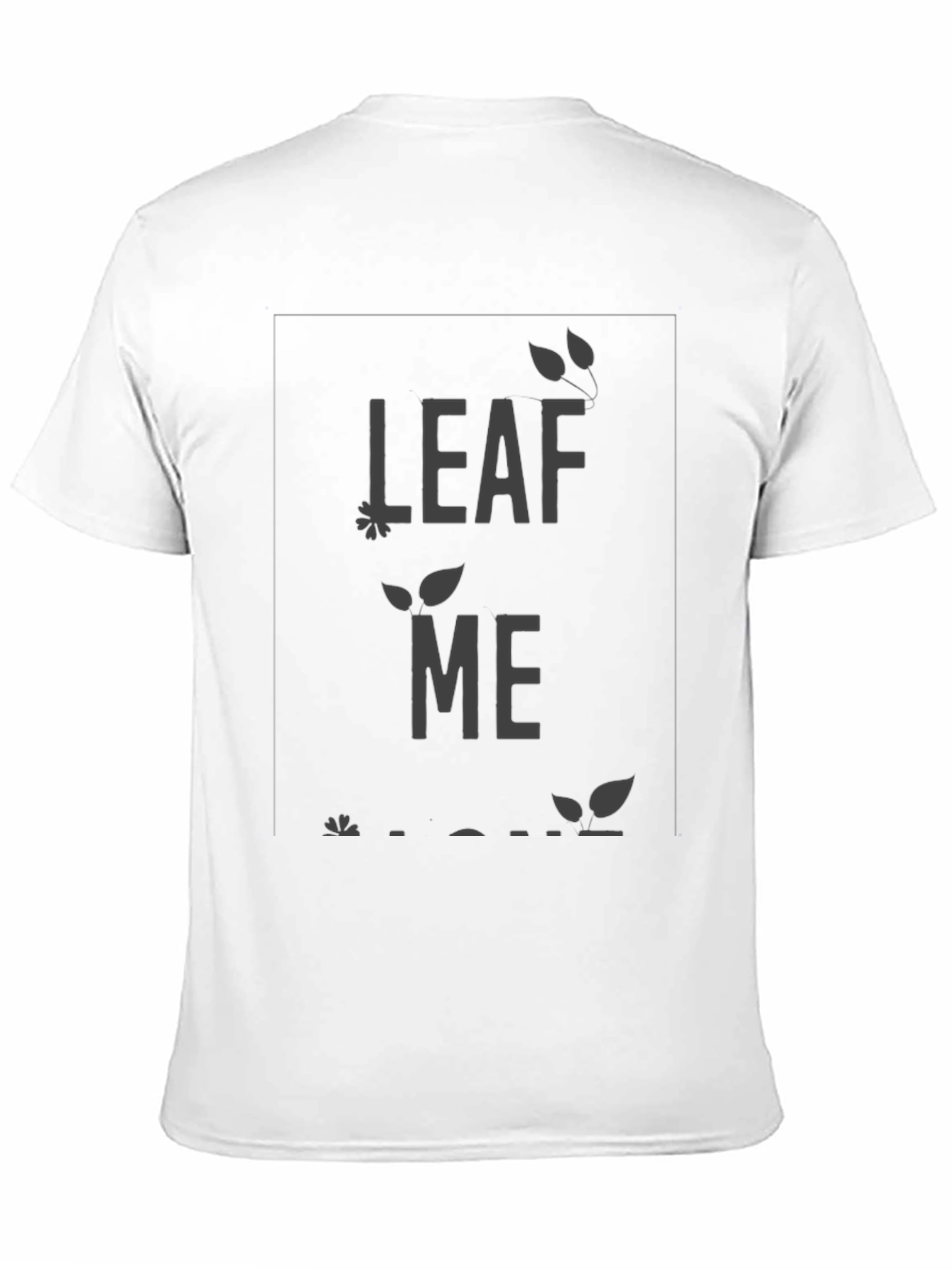 Black Leaf Me Alone Graphic Tee - Relaxed Fit view 11
