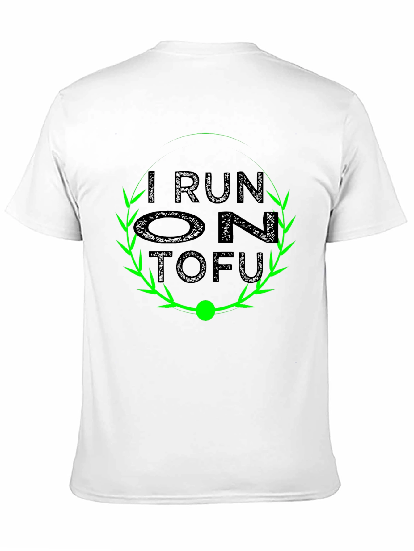I Run On Tofu Graphic Tee - Vegan Friendly Shirt - 11