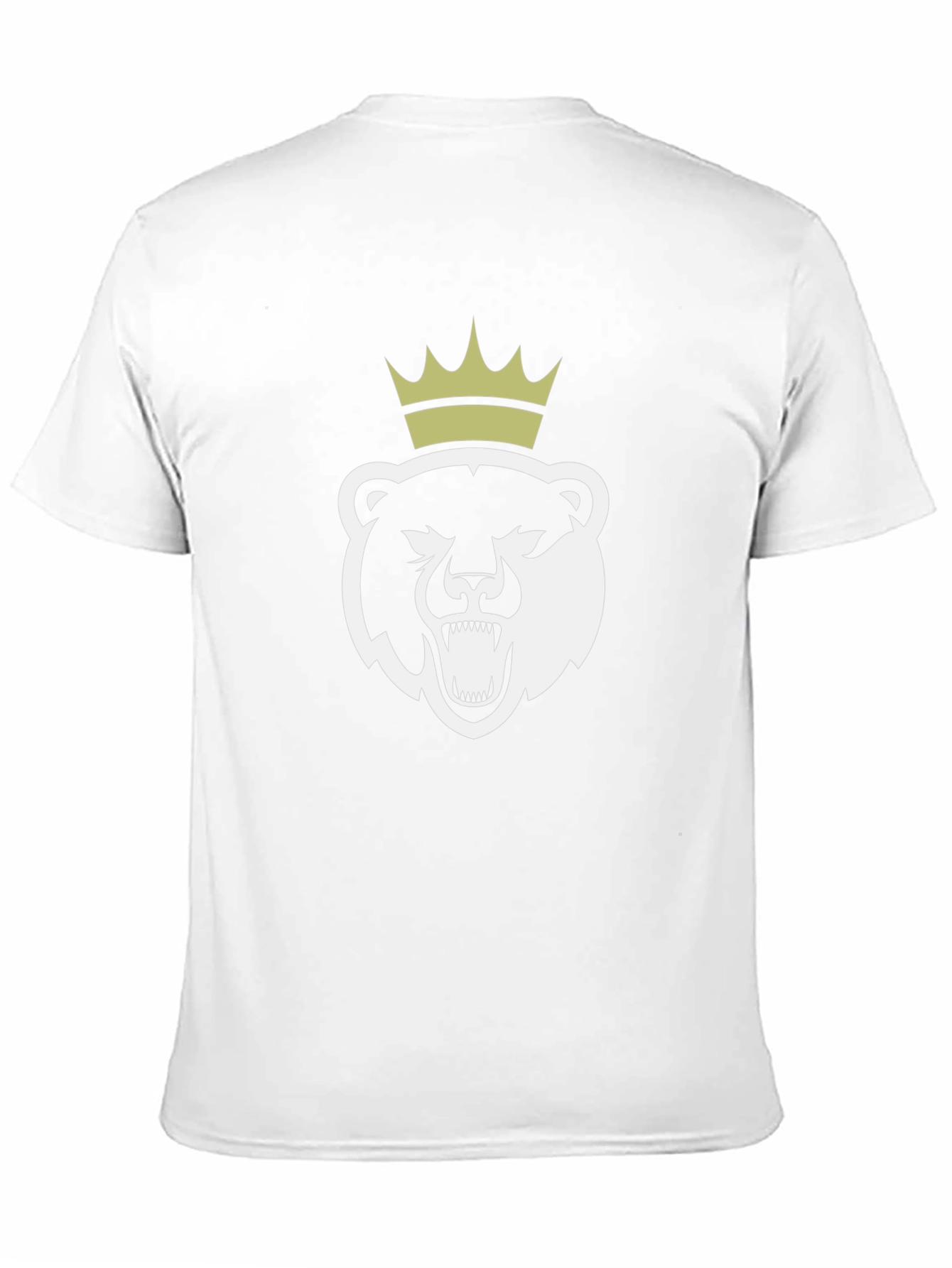 Black King Bear Graphic Tee - Black Cotton Blend view 11
