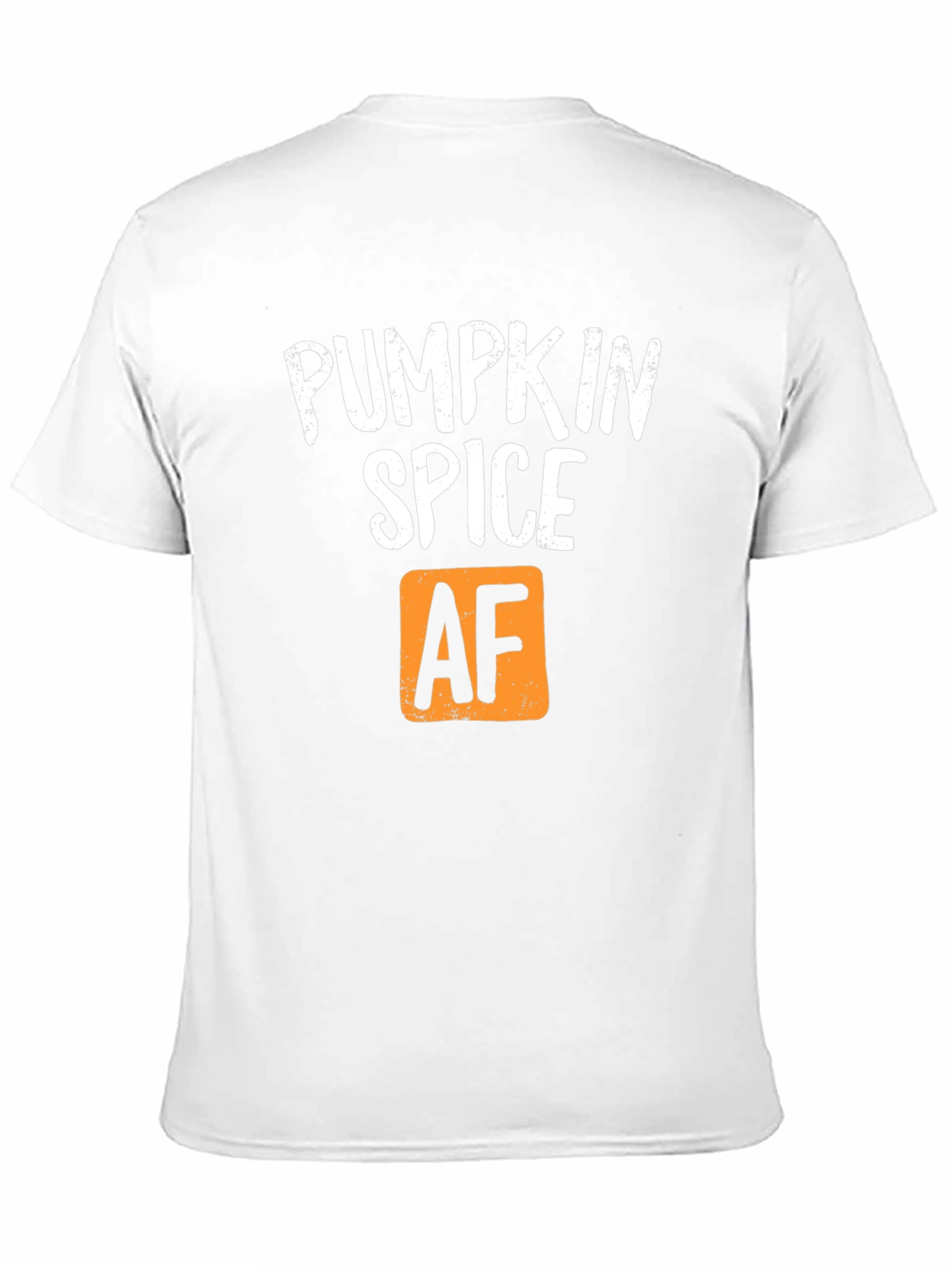 Black Pumpkin Spice AF T-Shirt - Fall Season Apparel view 11