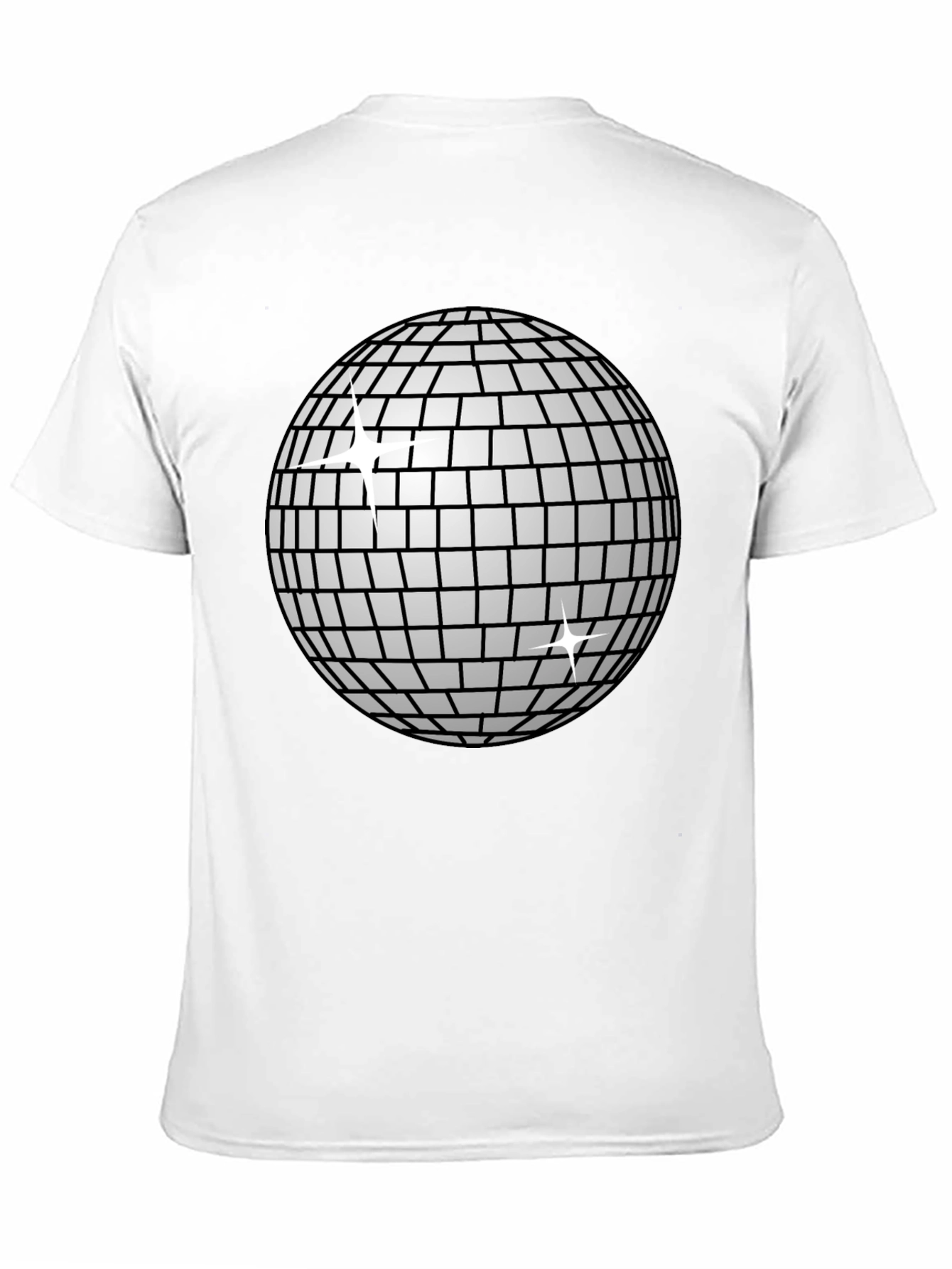 Black Disco Ball T-Shirt - Groovy Party Style! view 11