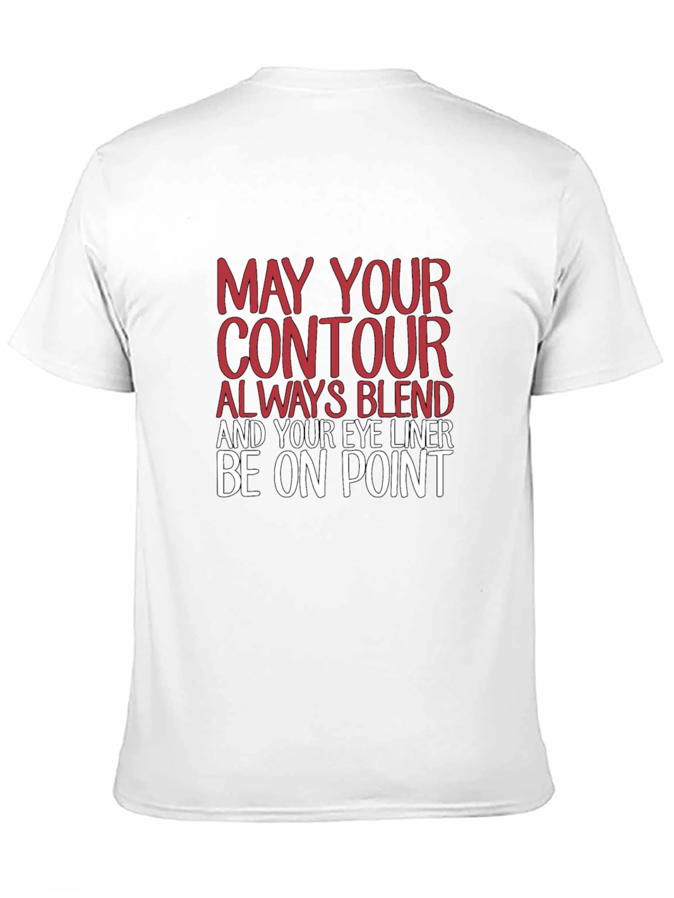 Black Contour & Eyeliner T-Shirt: Blend on Point view 11