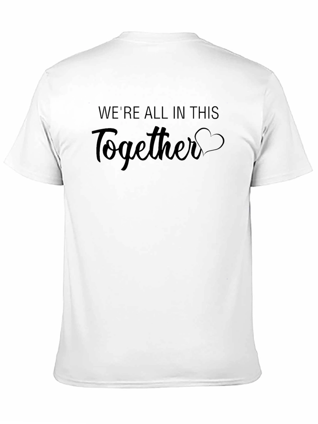 We're All In This Together Black Graphic Tee - 11