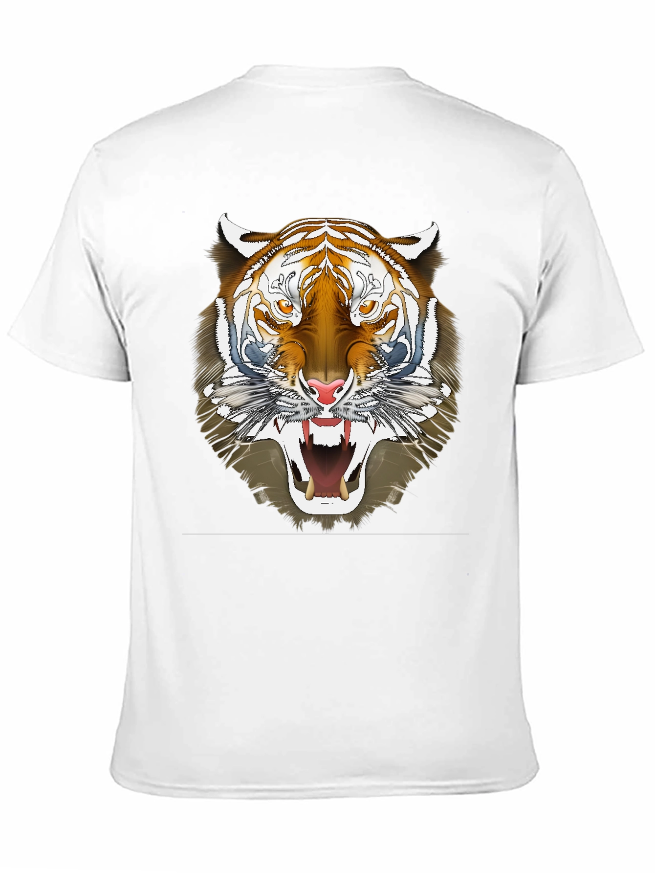 Black Black Tiger Graphic T-Shirt - Men's Fashion Tee view 11
