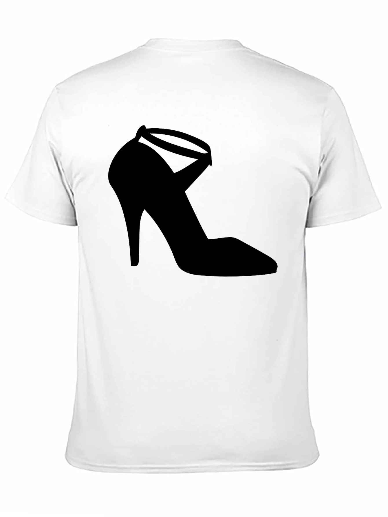 Black Black High Heel Shoe Graphic T-Shirt view 11