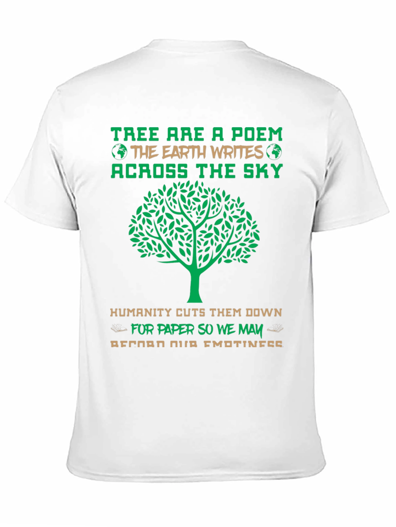 Black Earth Poem Graphic Tee view 11