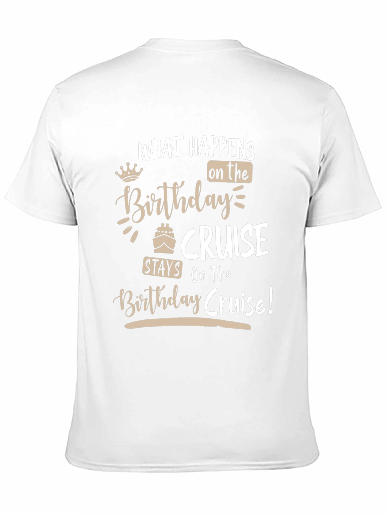 Black Birthday Cruise T-Shirt view 11