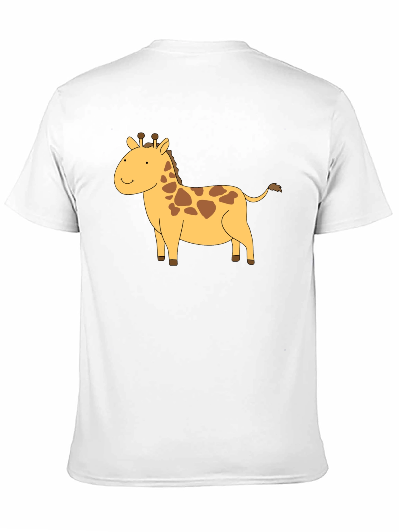 Black Giraffe Graphic Tee - Black Cotton T-Shirt view 11