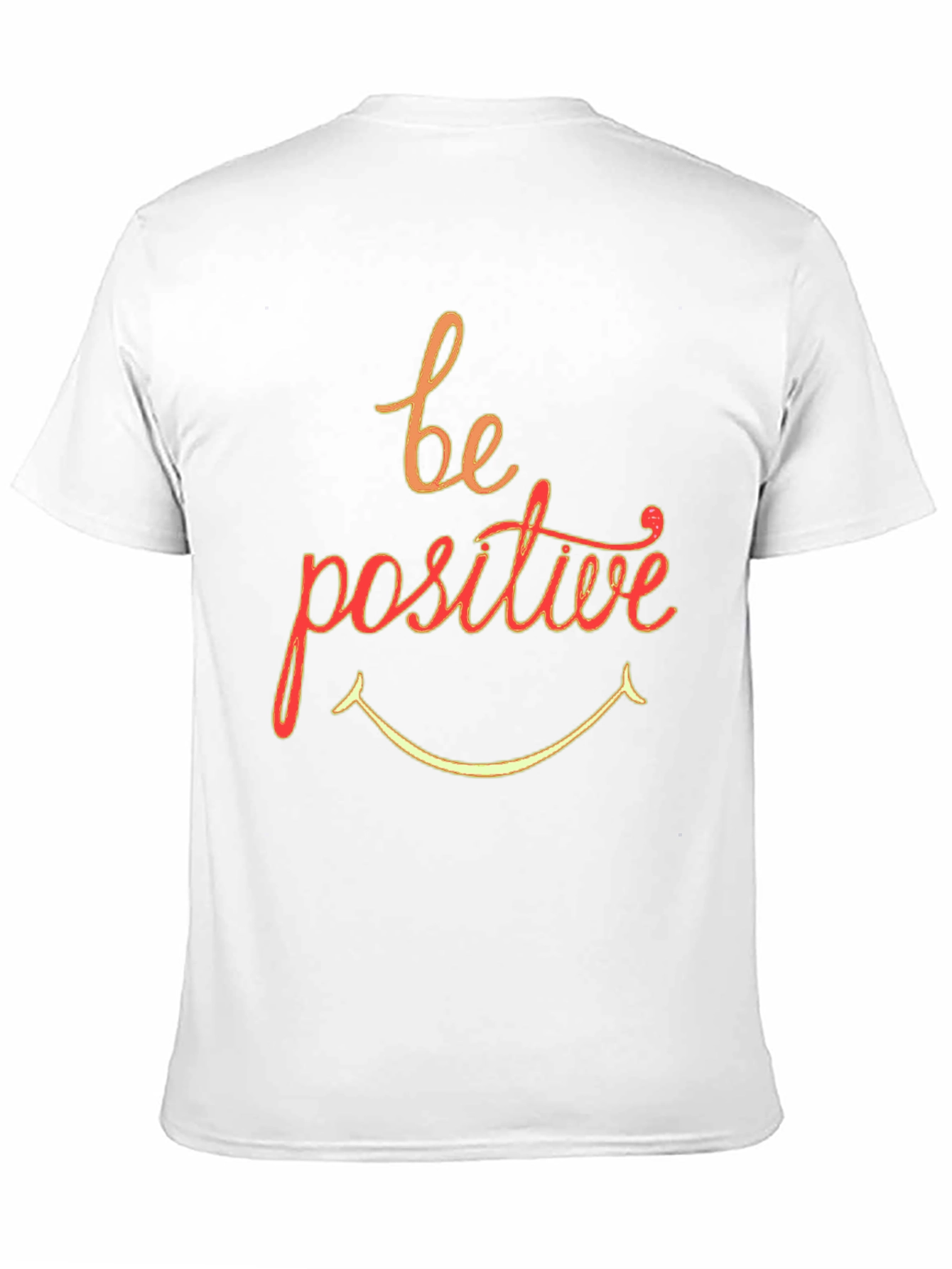 Black Be Positive Graphic T-Shirt - Black Crew Neck view 11