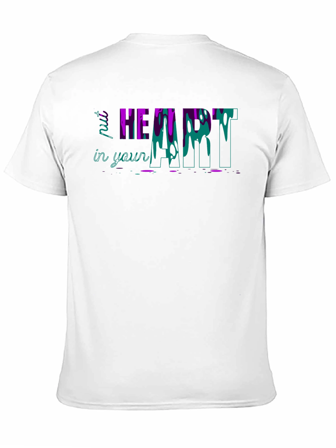 Black Put Some Heart in Your Fart T-Shirt - Novelty Tee view 11