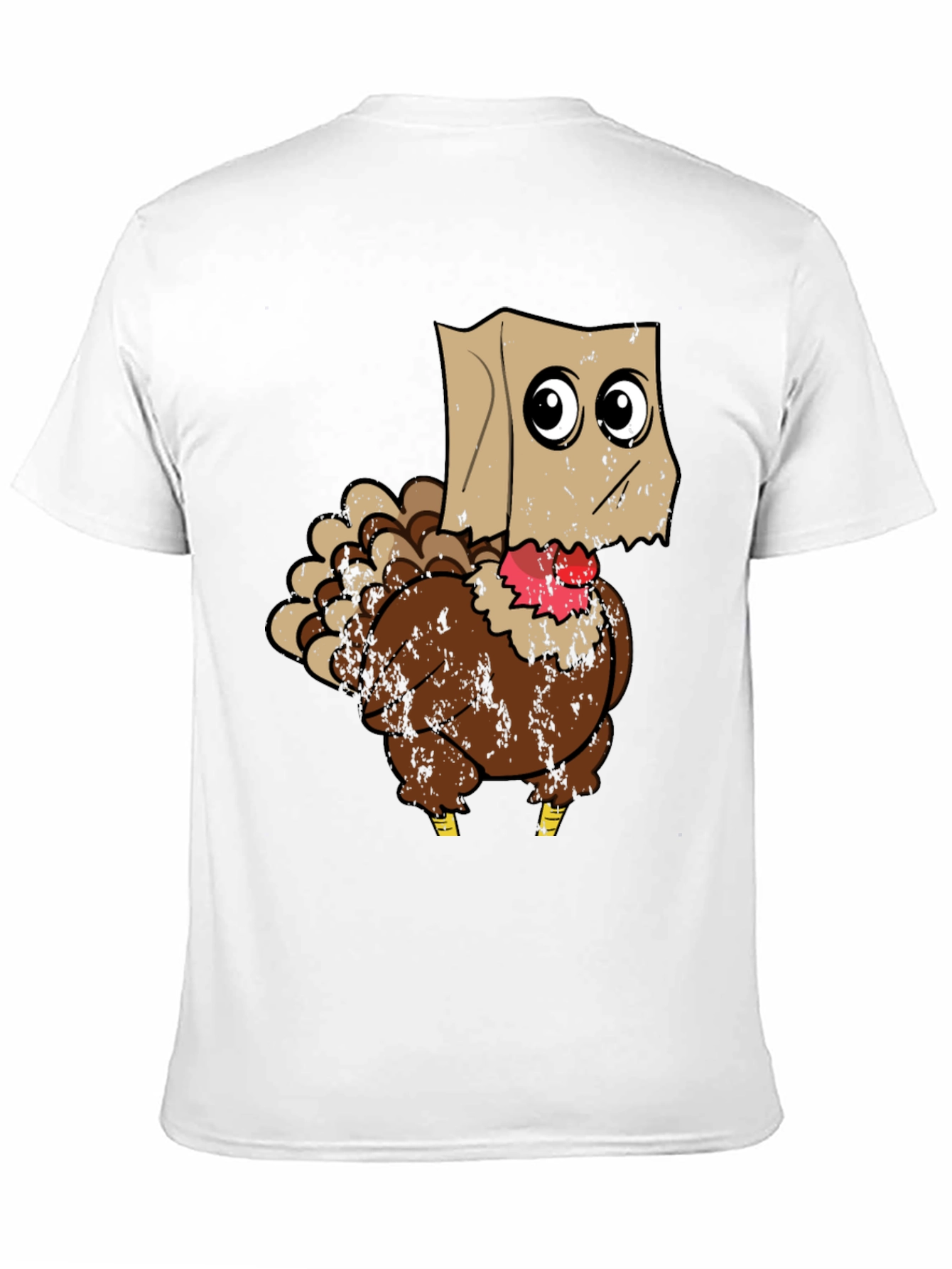 Black Turkey with Paper Bag T-Shirt view 11