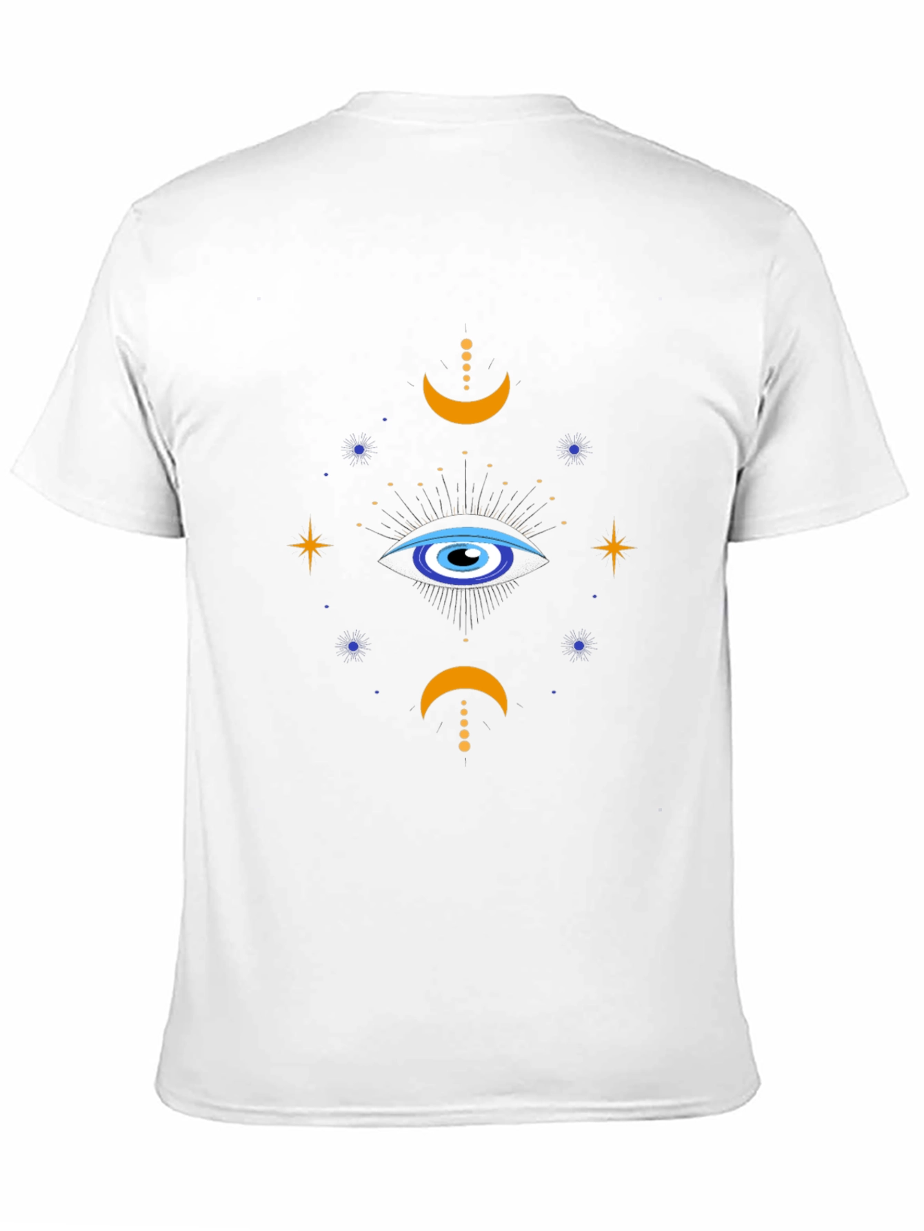 Black Mystic Eye Graphic T-Shirt - Unisex Comfort view 11