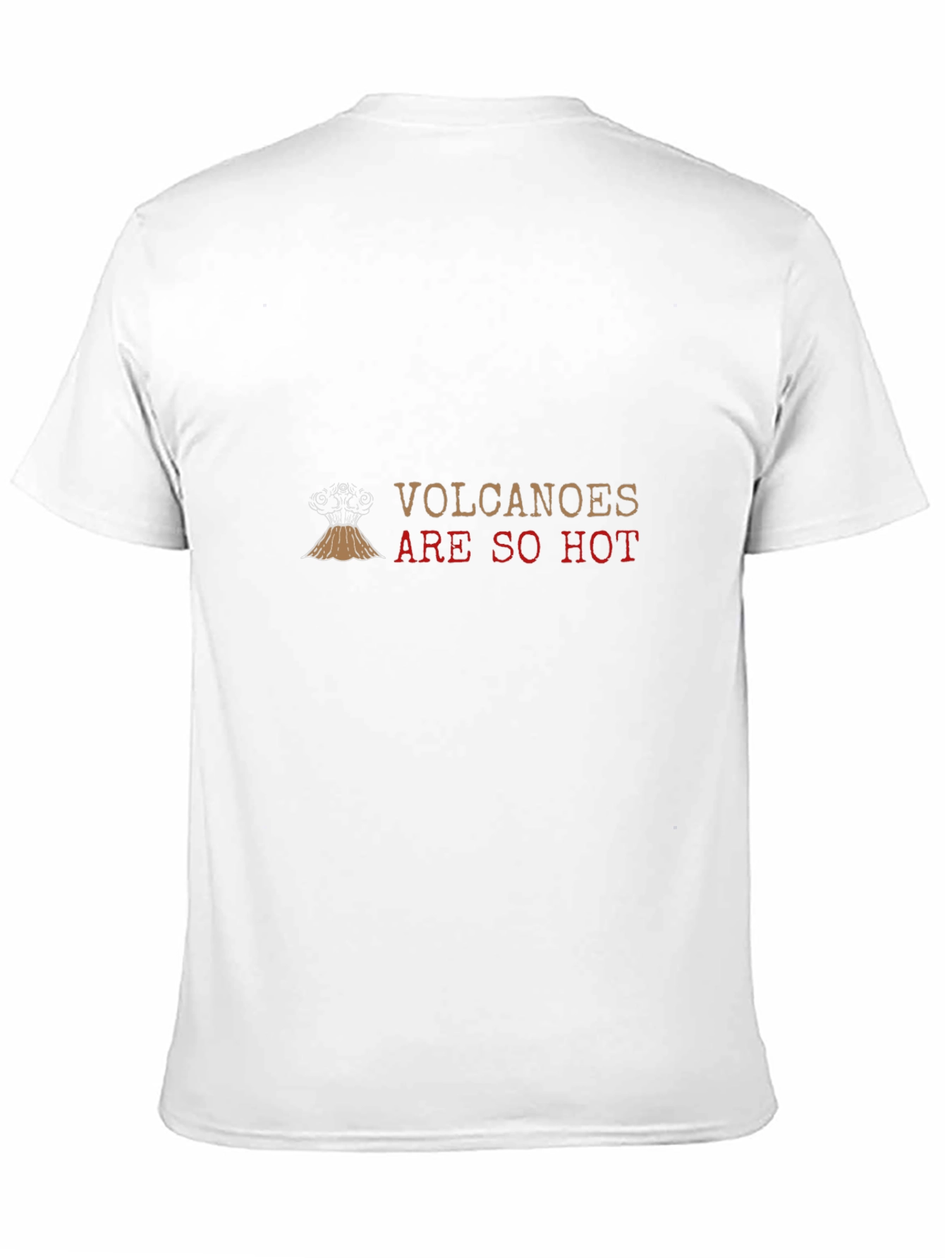 Black Volcanoes Are So Hot Black Graphic Tee view 11