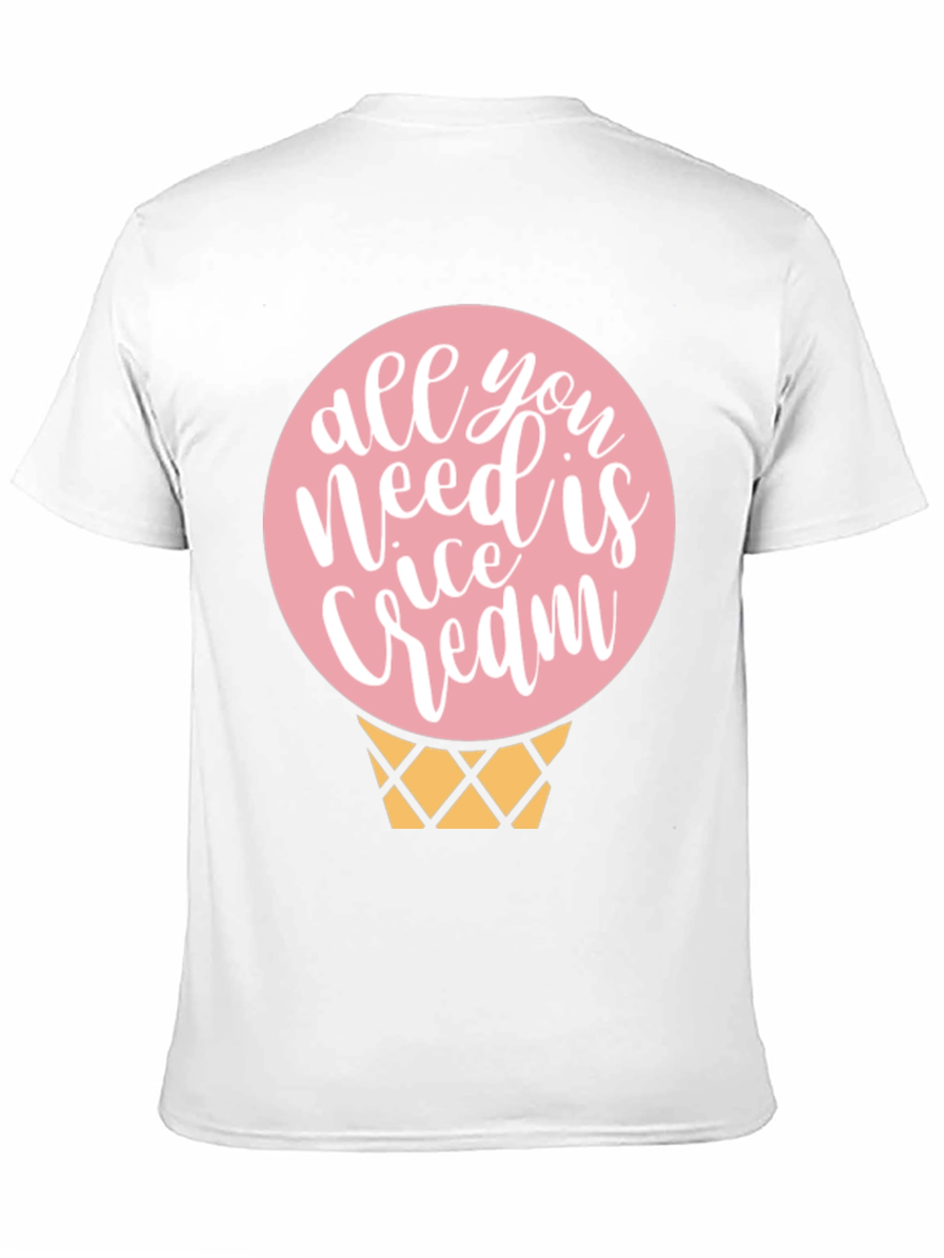 Black Ice Cream T-Shirt - Sweet Treat Design view 11