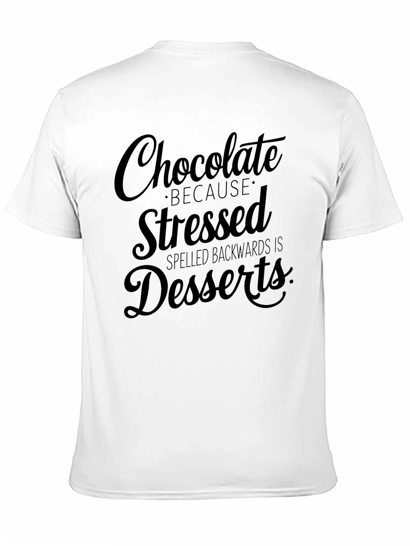 Black Chocolate Stressed Backwards T-Shirt view 11