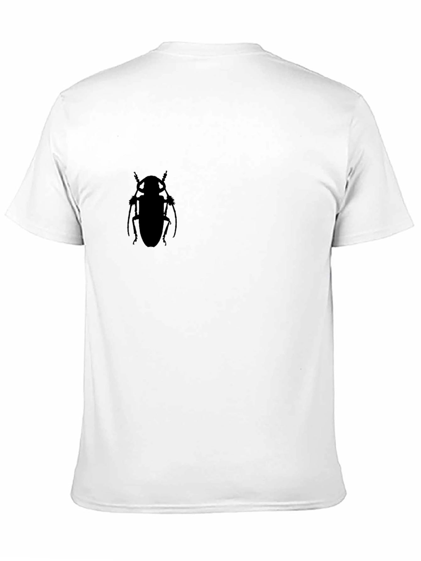 Black Black Beetle Silhouette T-Shirt - Men's Casual Tee view 11