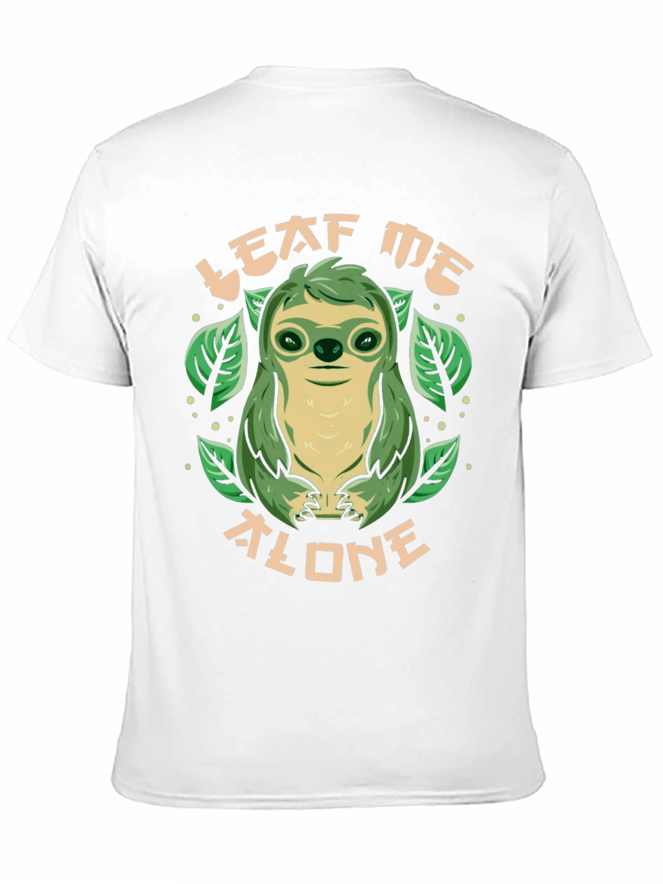 Leaf Me Alone Sloth Graphic Tee - 11