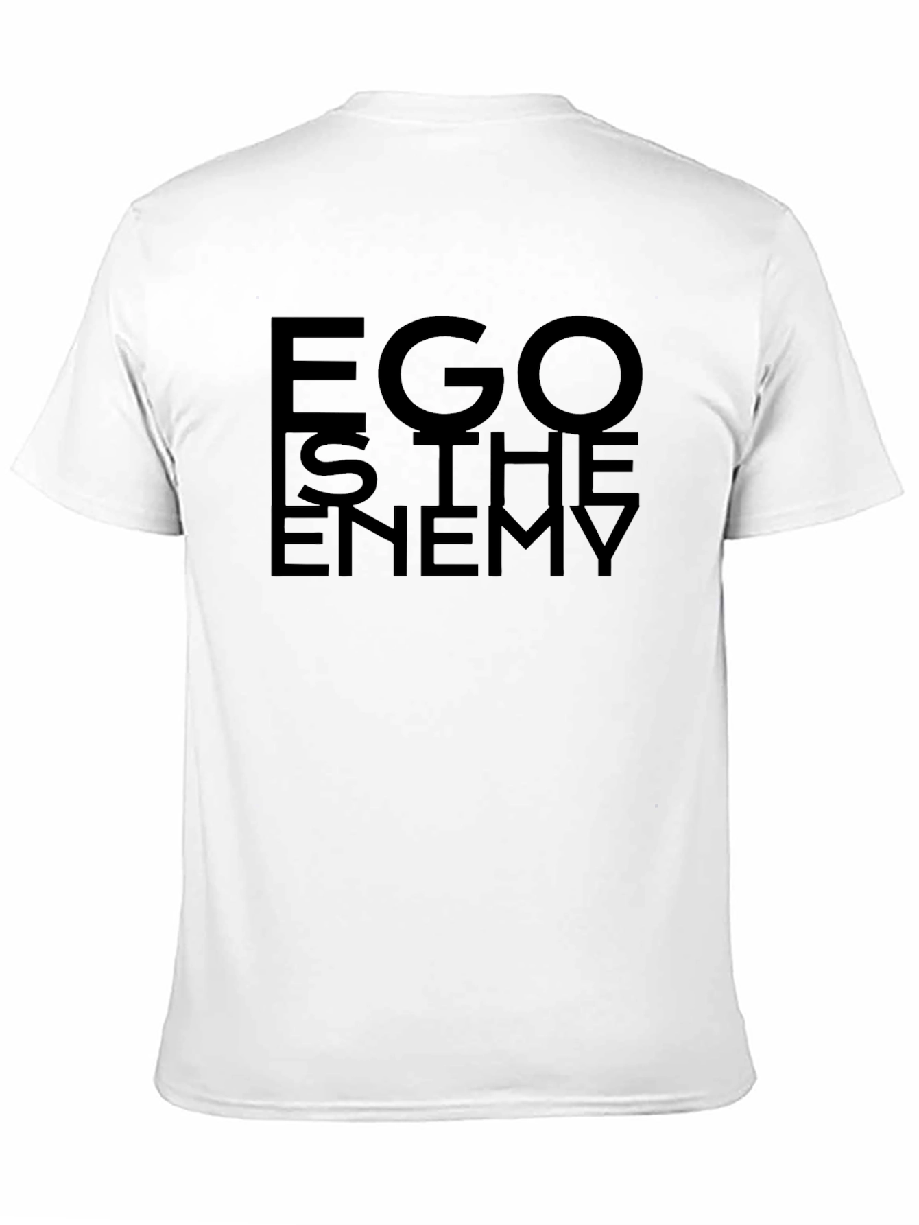 Black Ego Is The Enemy Black Graphic Tee - Unisex view 11