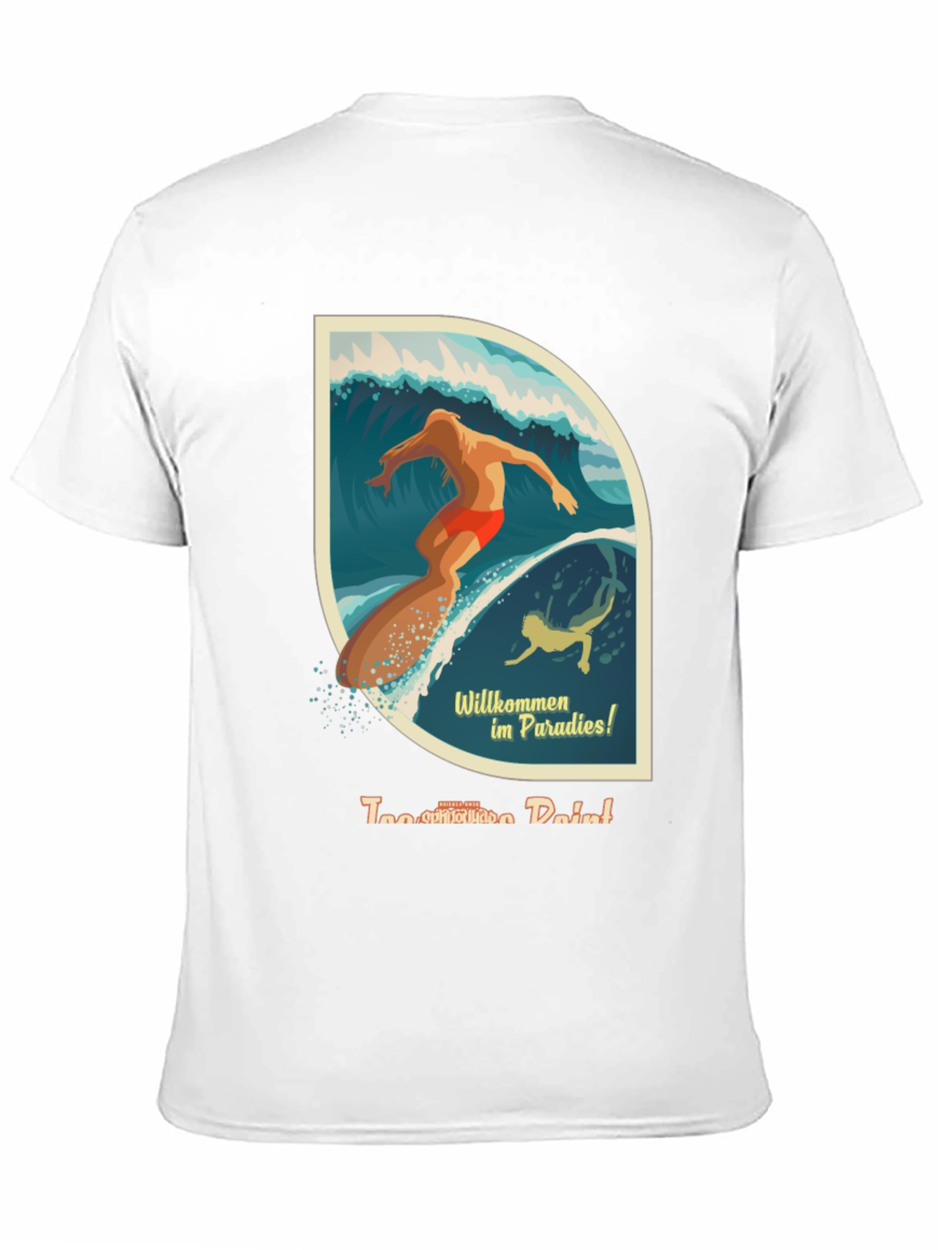 Surfer Paradise Graphic T-Shirt - Cool Vintage Style - 11