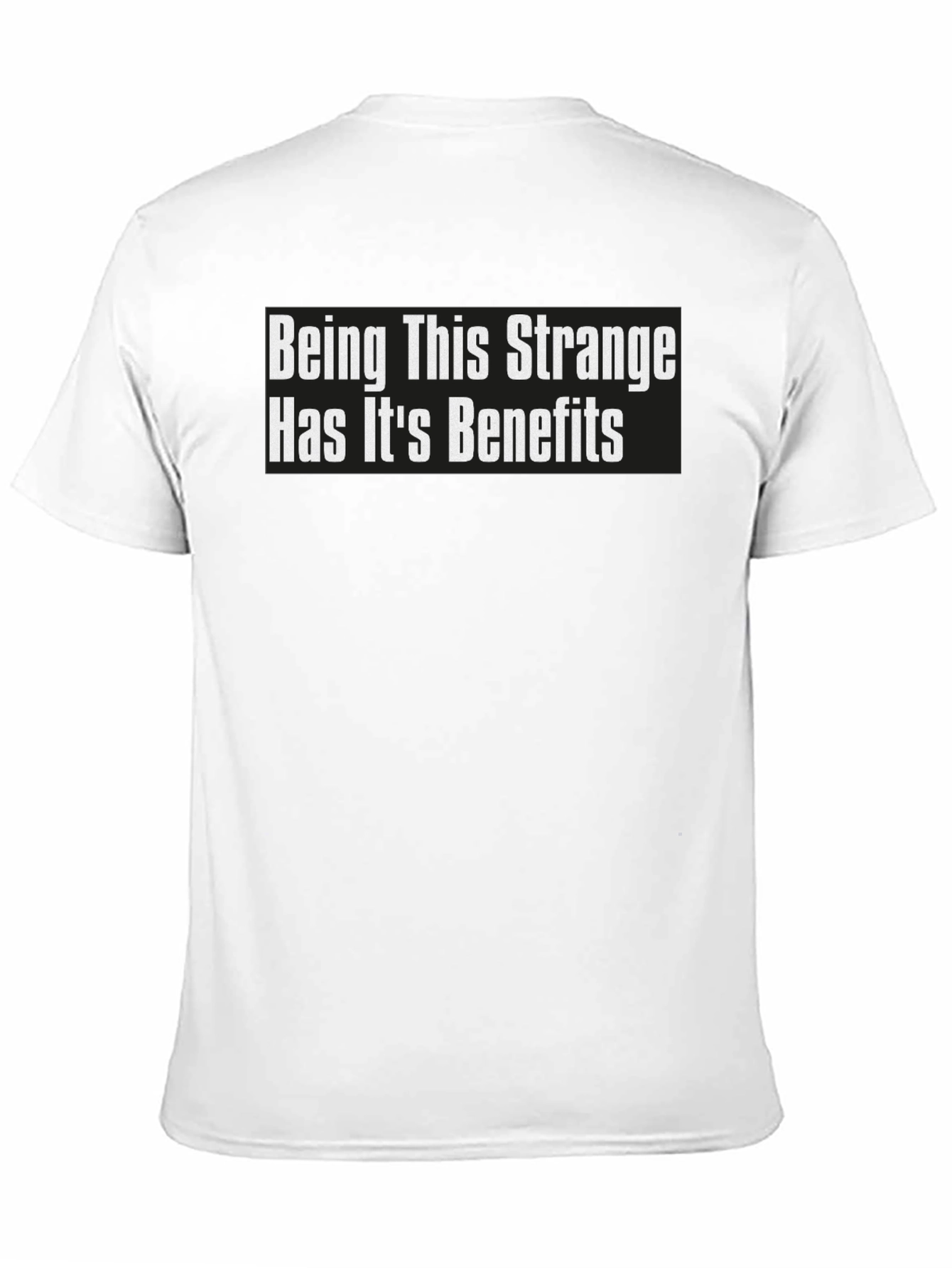 Black Being This Strange Benefits T-Shirt view 11