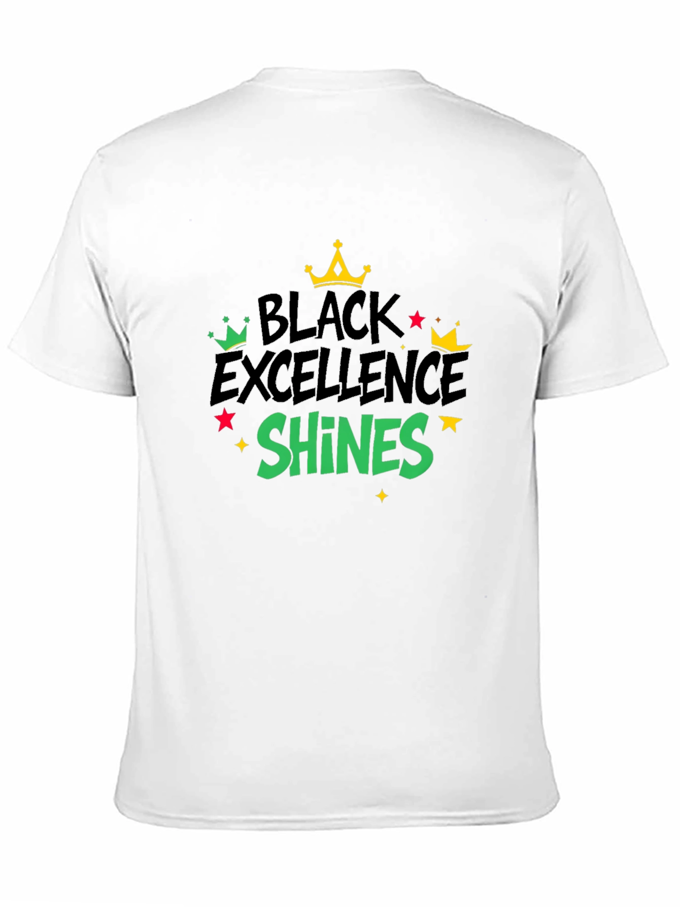 Black Black Excellence Shines Graphic Tee view 11
