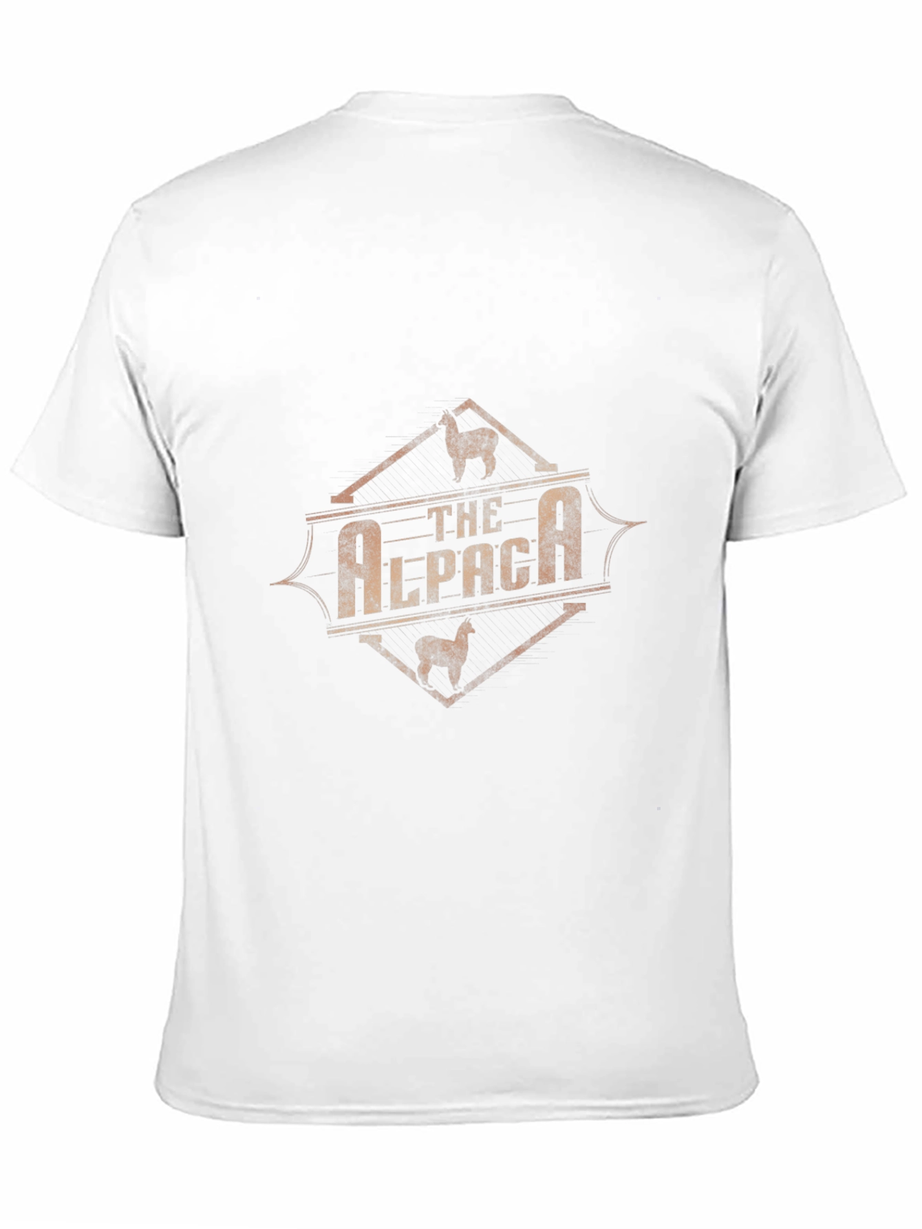 The Alpaca Vintage Style Black T-Shirt - 11