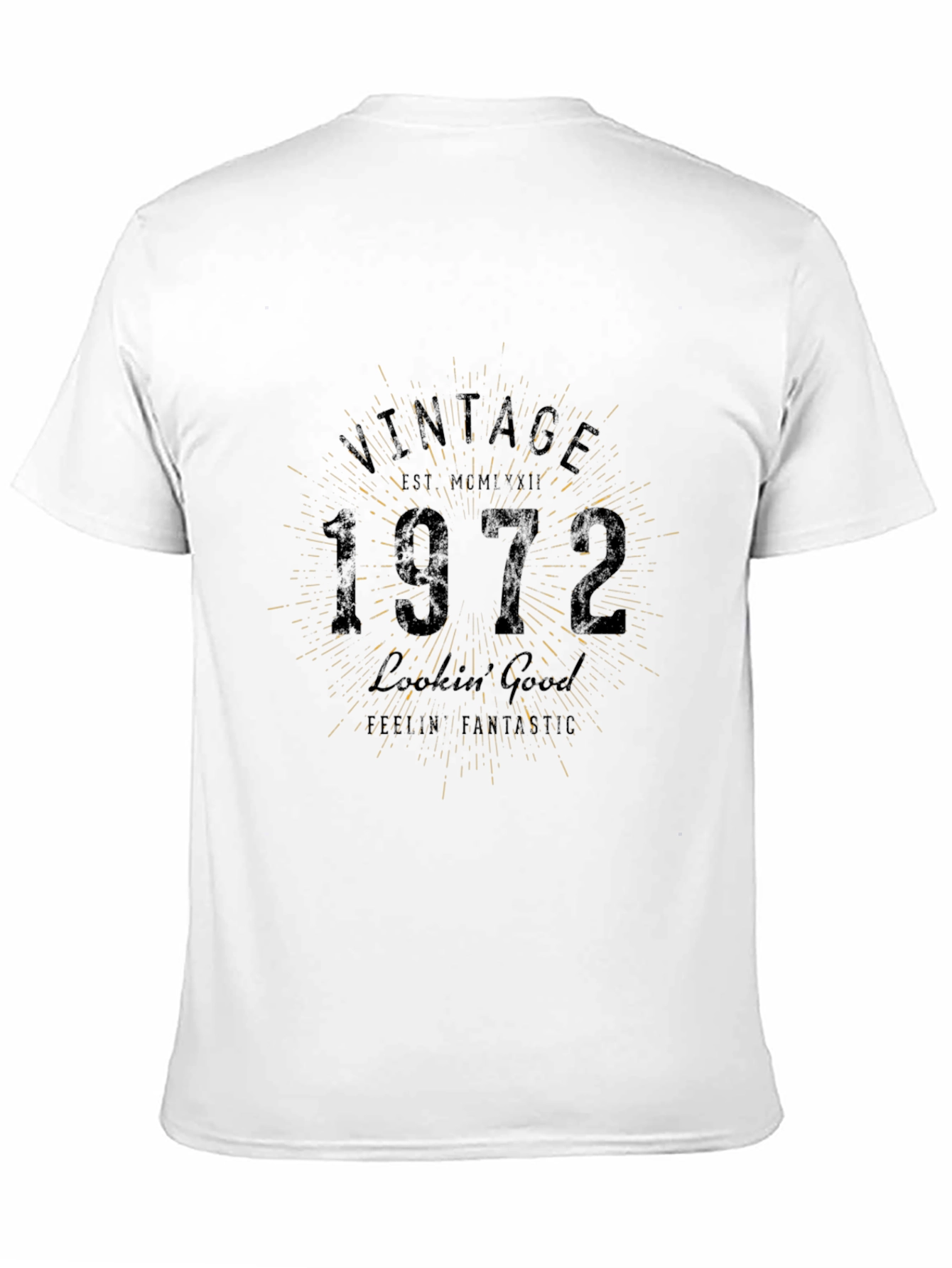 Black Vintage 1972 Lookin' Good T-Shirt view 11