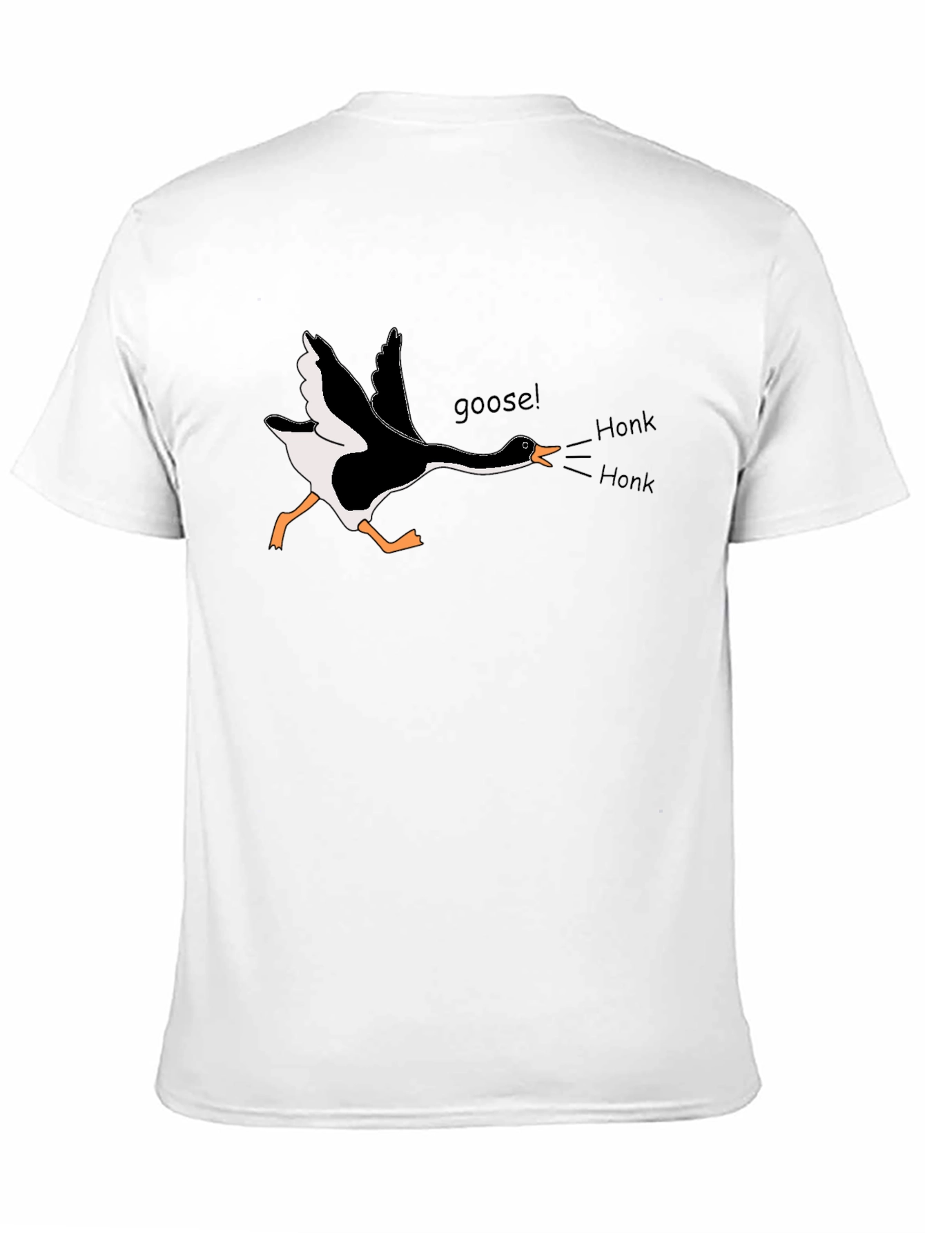 Black Honk! Goose Graphic Tee - Unisex Comfort view 11