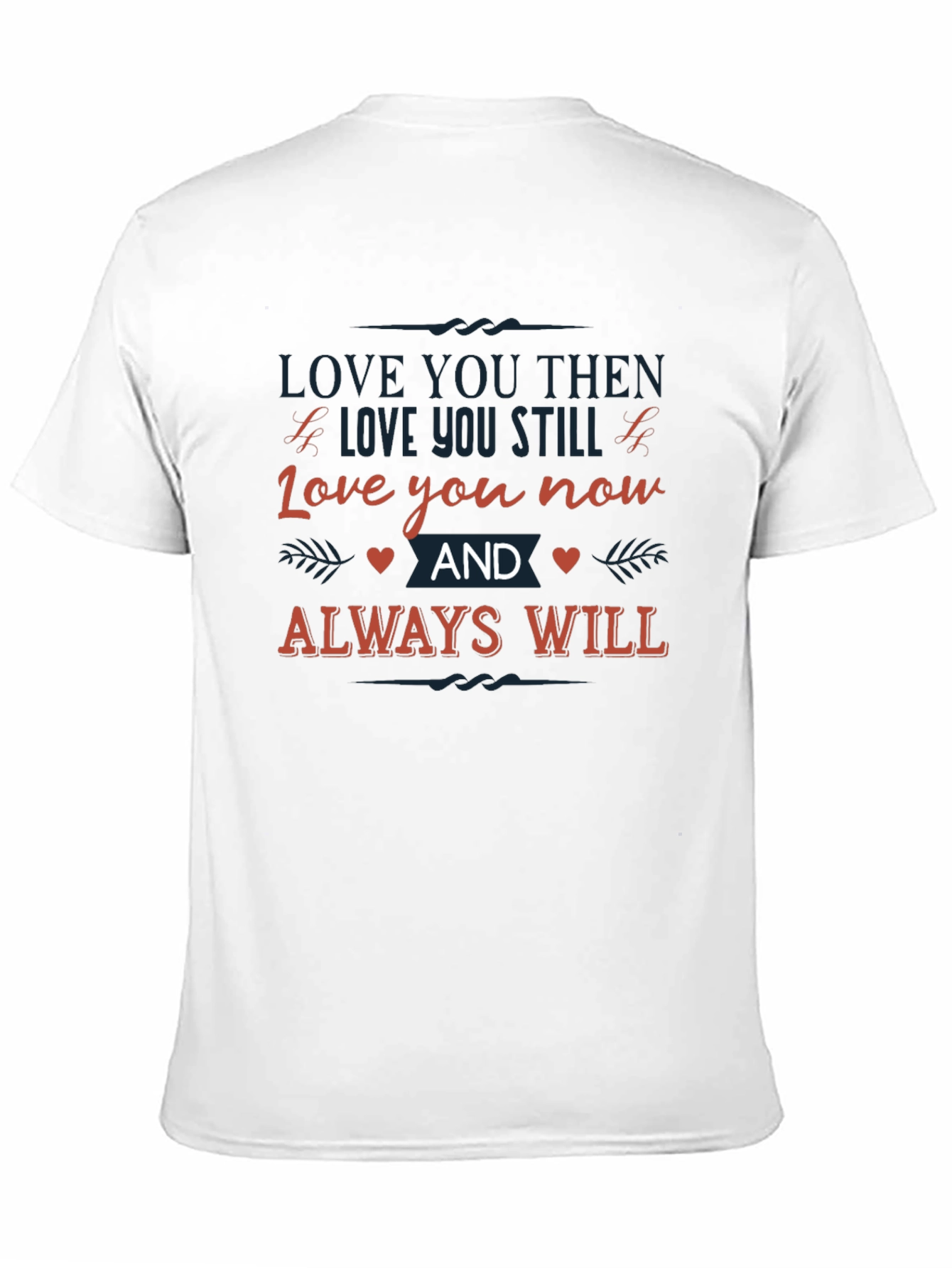 Black Love You Always Graphic Tee - Black Cotton view 11